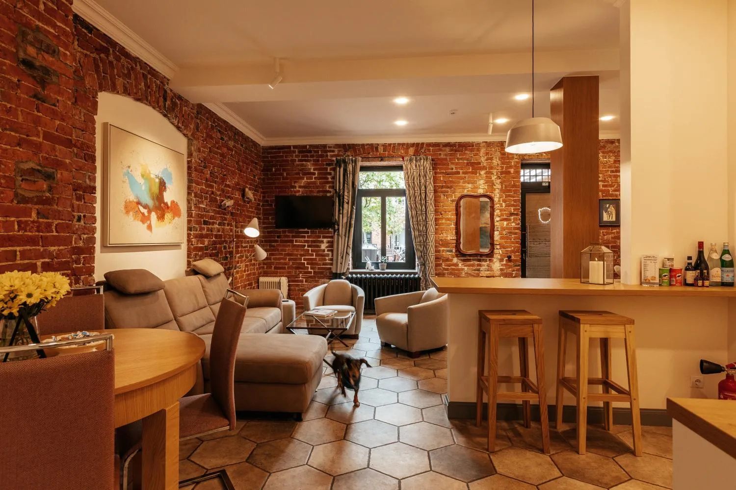 Living room in Art Hotel Roma