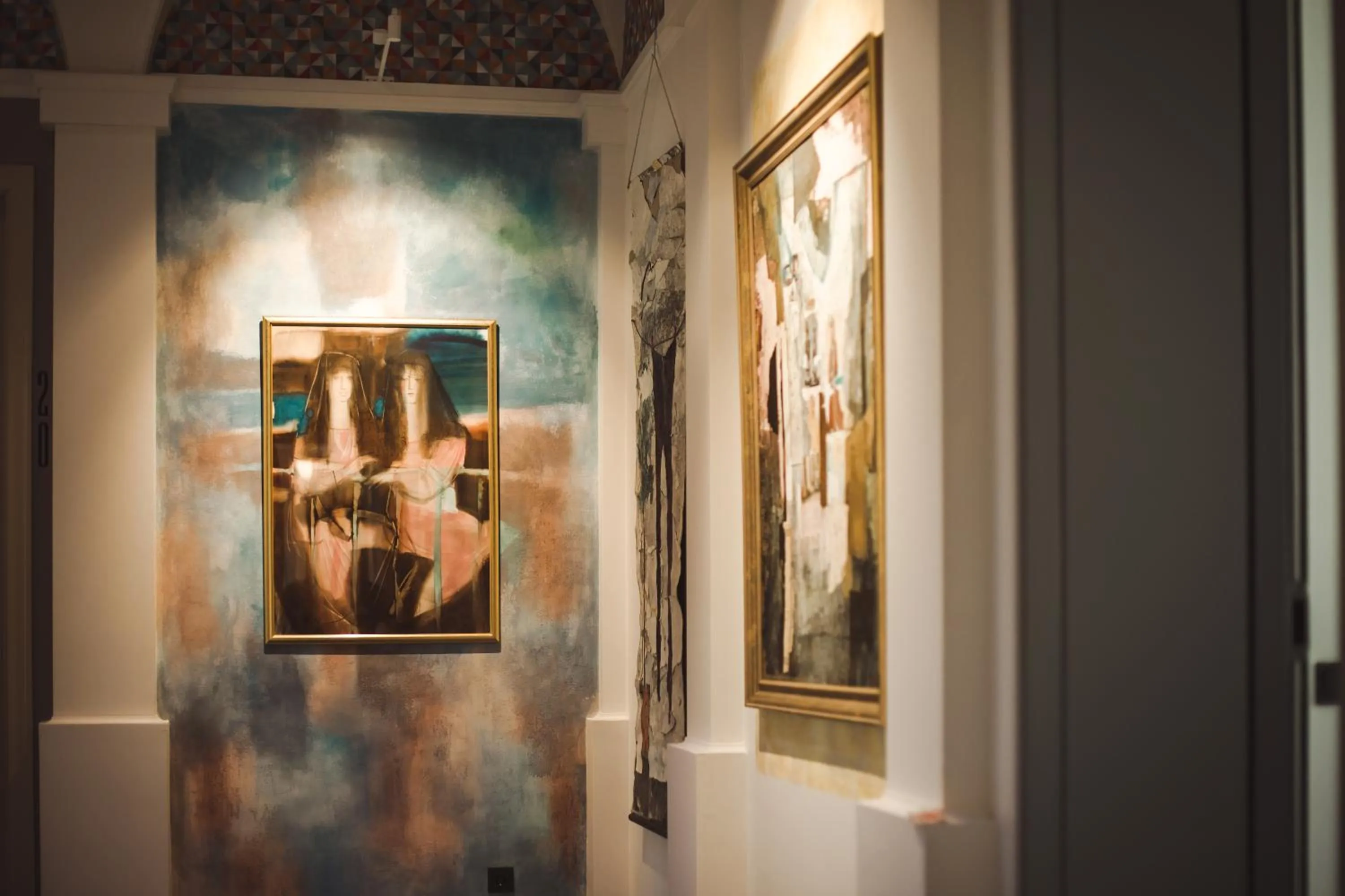 Decorative detail in Art Hotel Roma