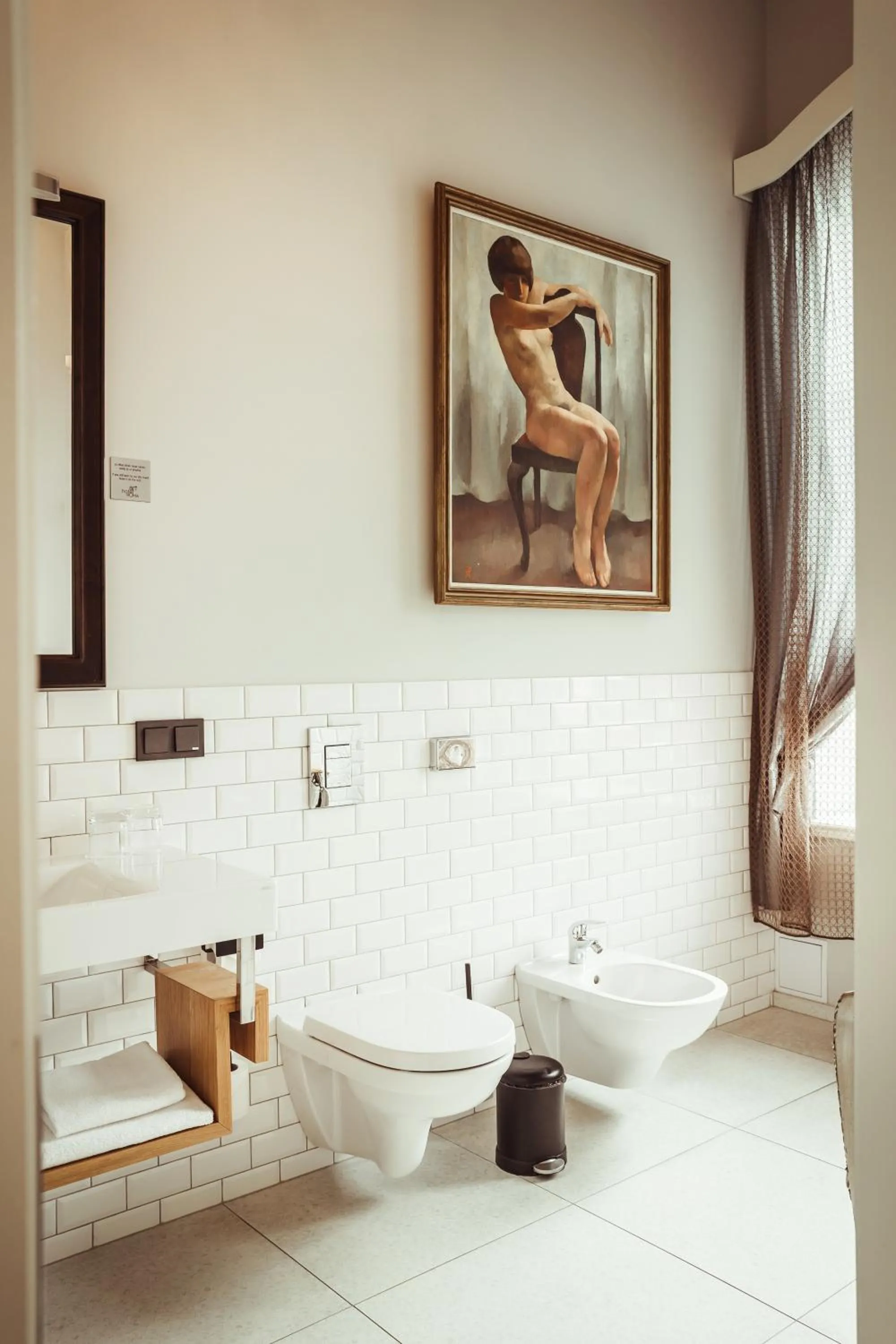 Bathroom in Art Hotel Roma