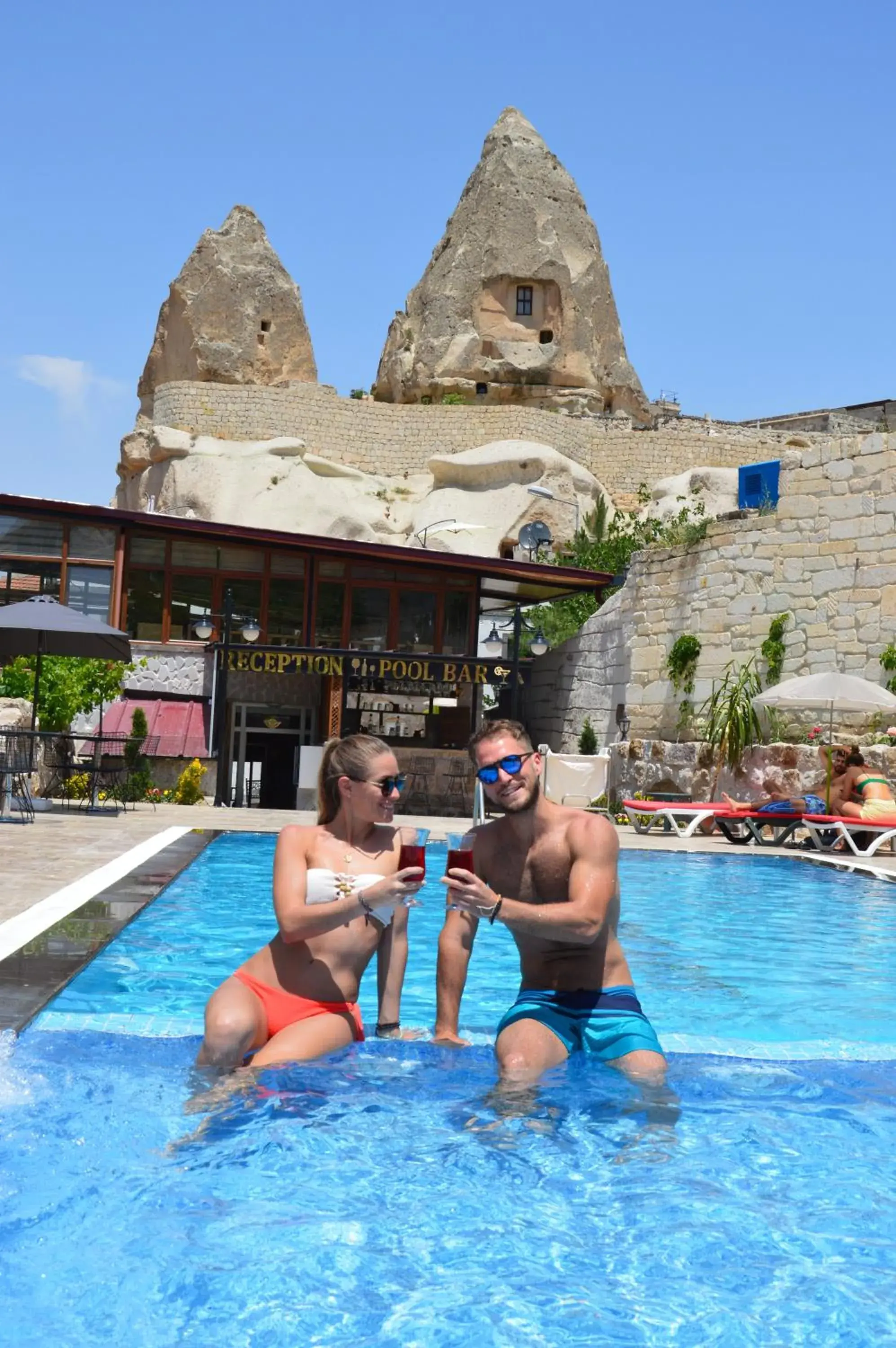 Swimming pool in Grand Elite Cave Suites Swimming pool in Grand Elite Cave Suites