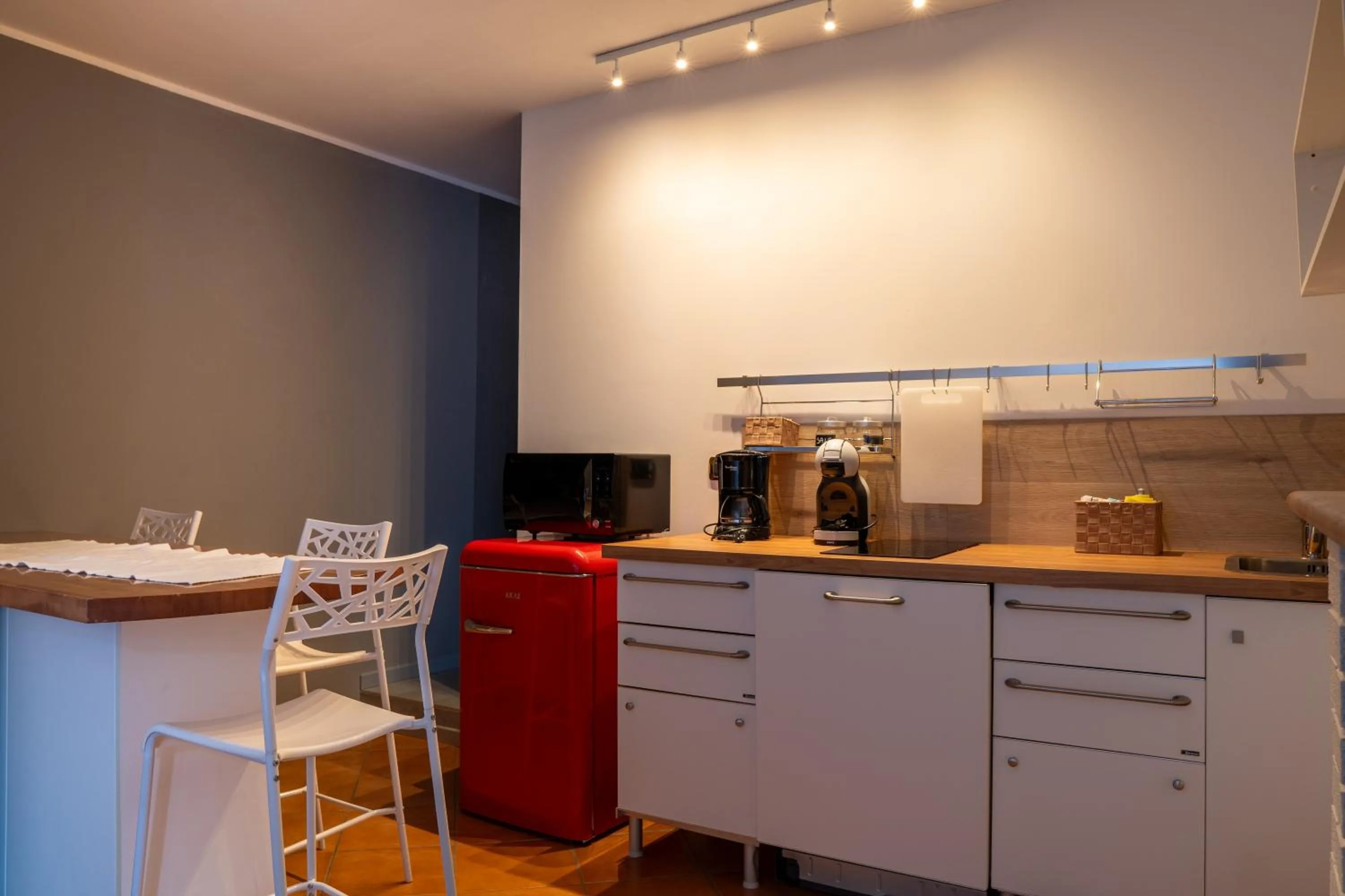 Kitchen or kitchenette in Casa Canarino