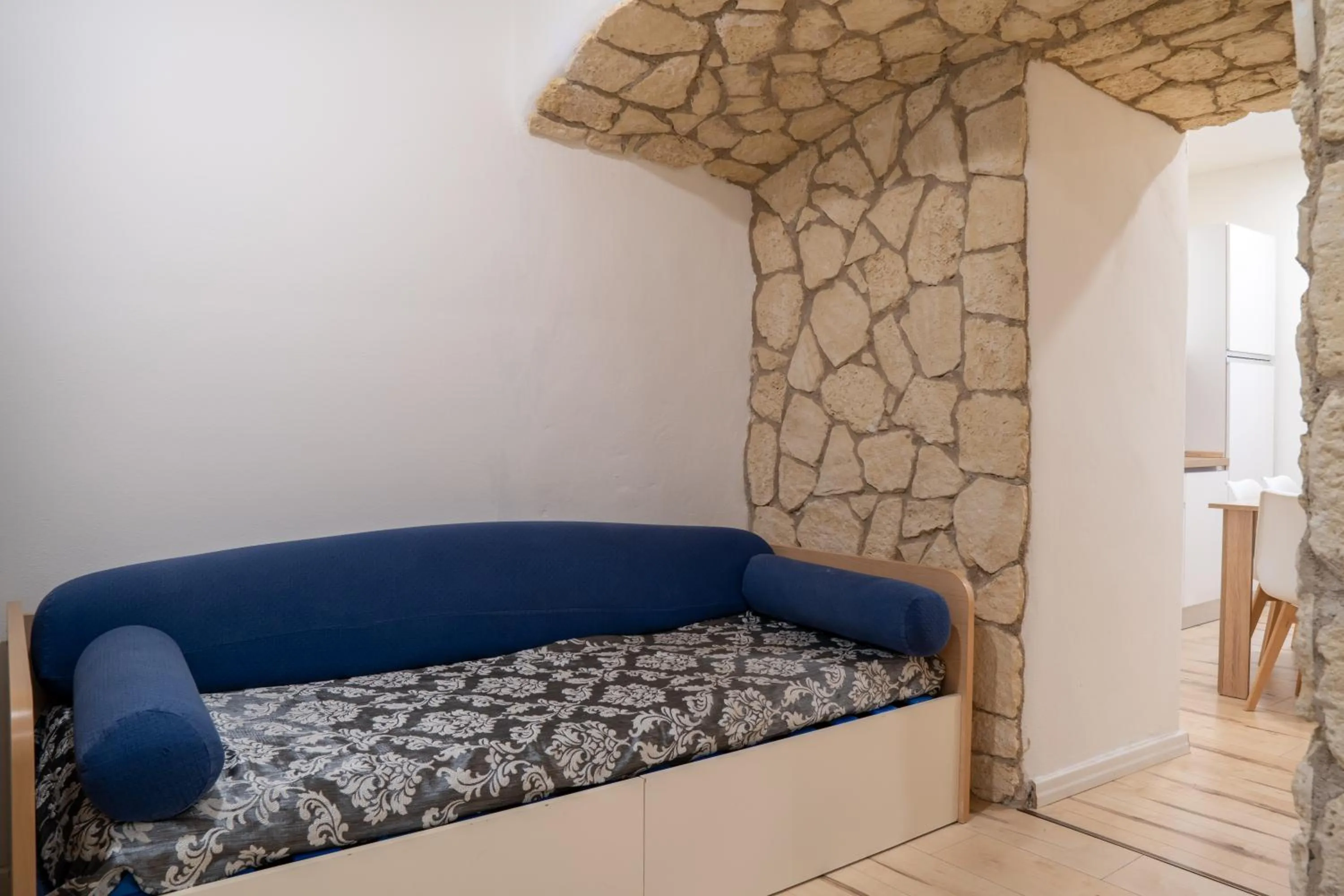 Living room, Bed in Casa Canarino