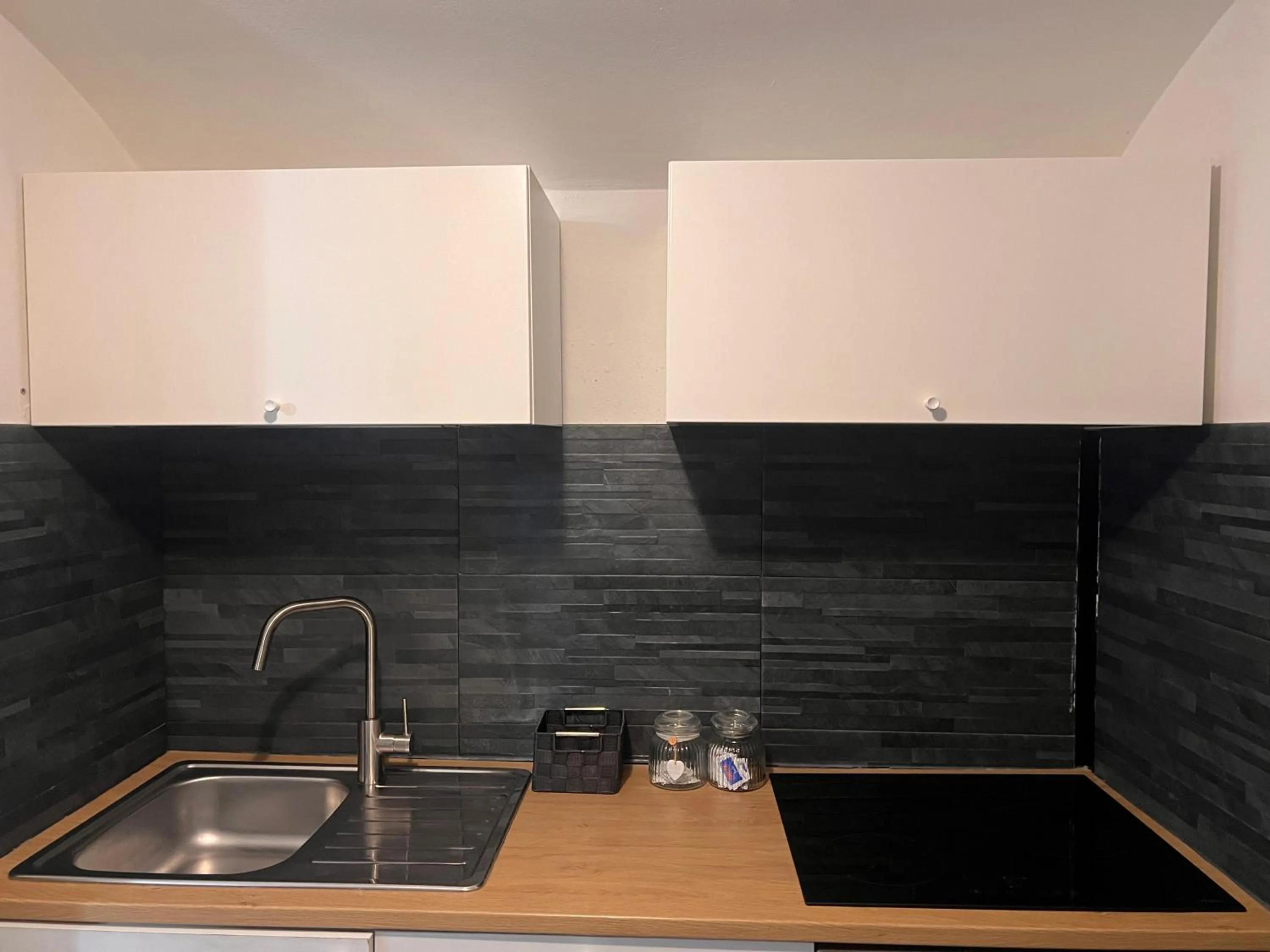 Kitchen or kitchenette in Casa Canarino