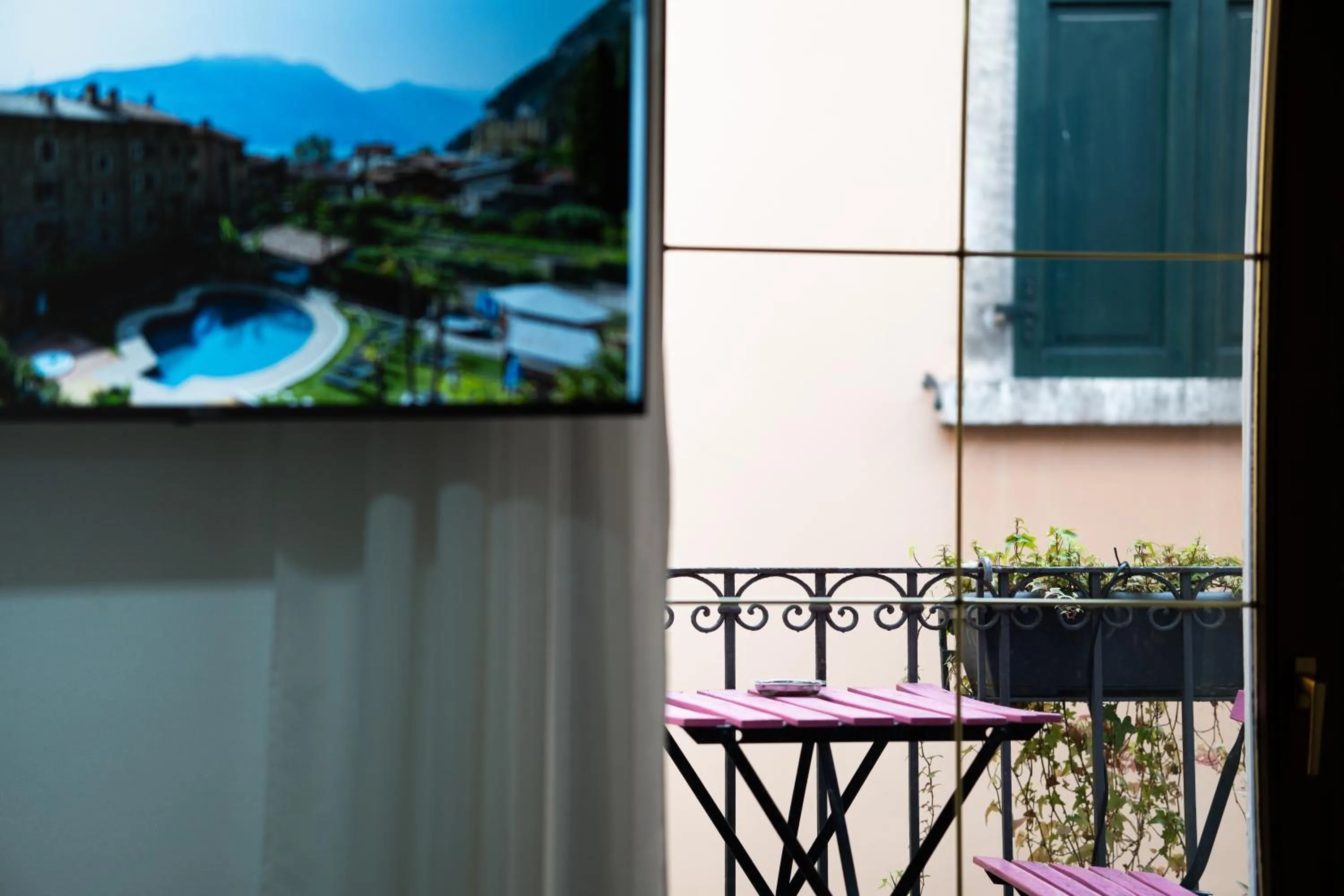 Living room in Casa Canarino