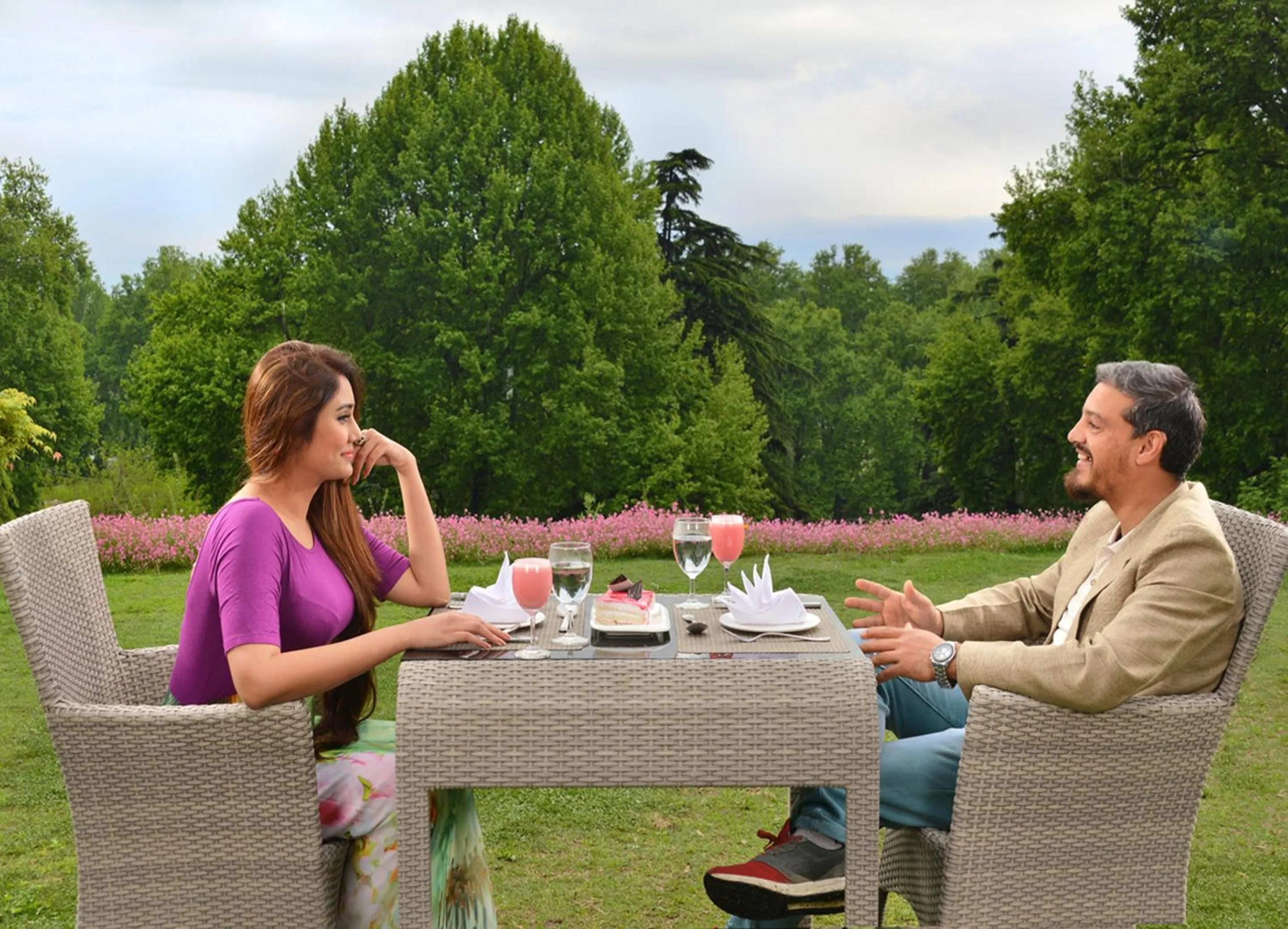 Garden in Golden Tulip Srinagar