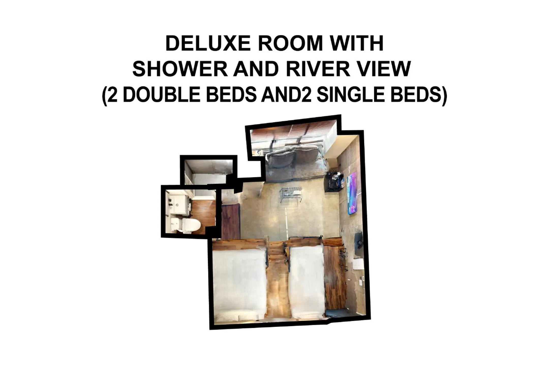 Floor plan in ZONK HOTEL Nakasu-Deaibashi