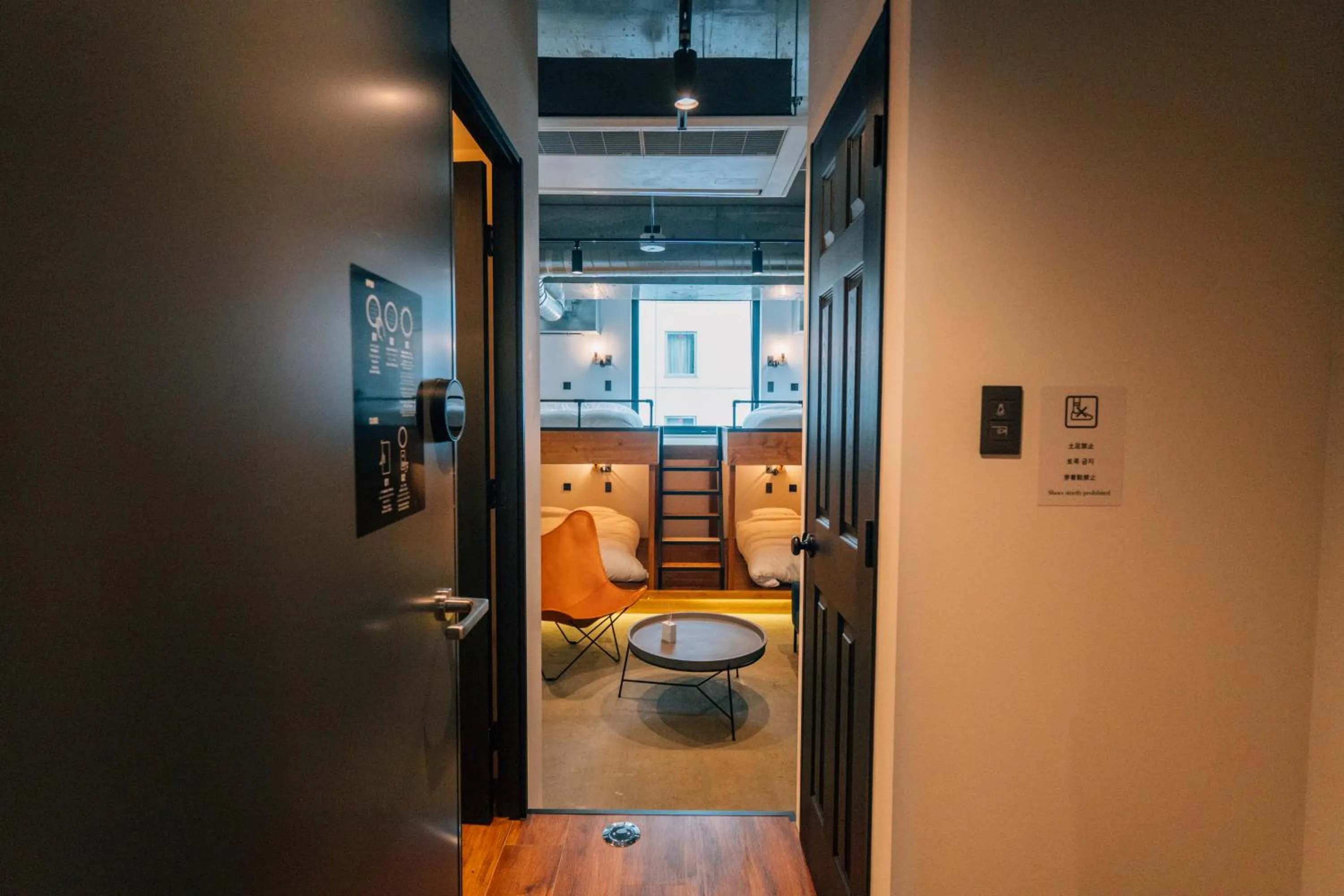 Living room in ZONK HOTEL Nakasu-Deaibashi