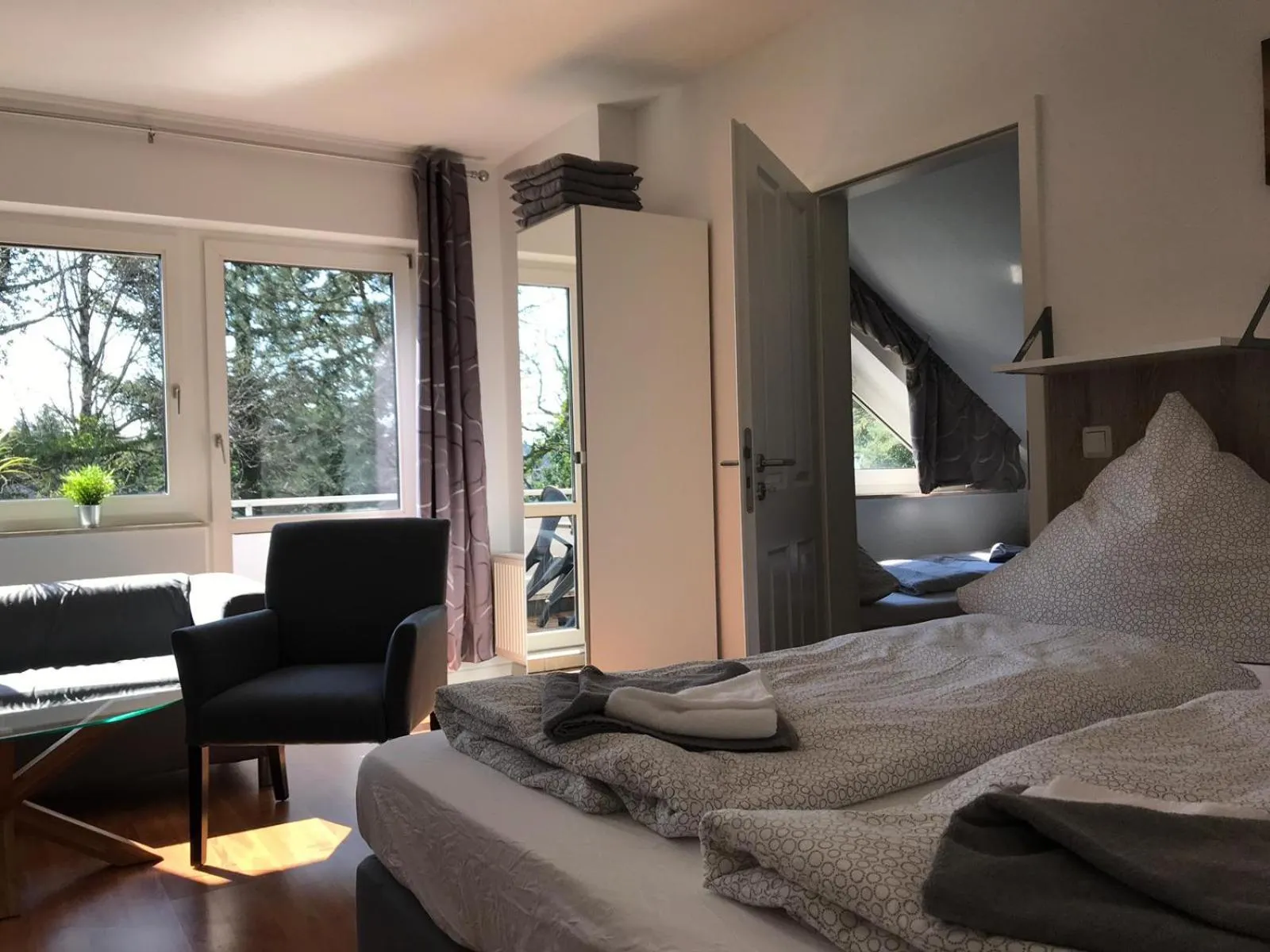 Bed in Wohnen am Wanderweg