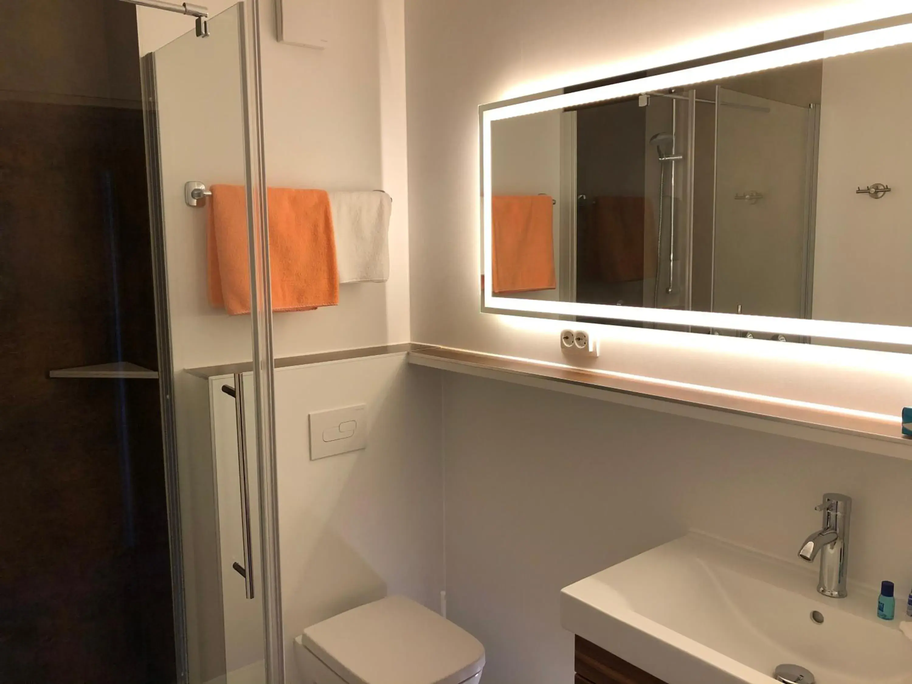 Shower in Hotel Haus am Rieth Shower in Hotel Haus am Rieth