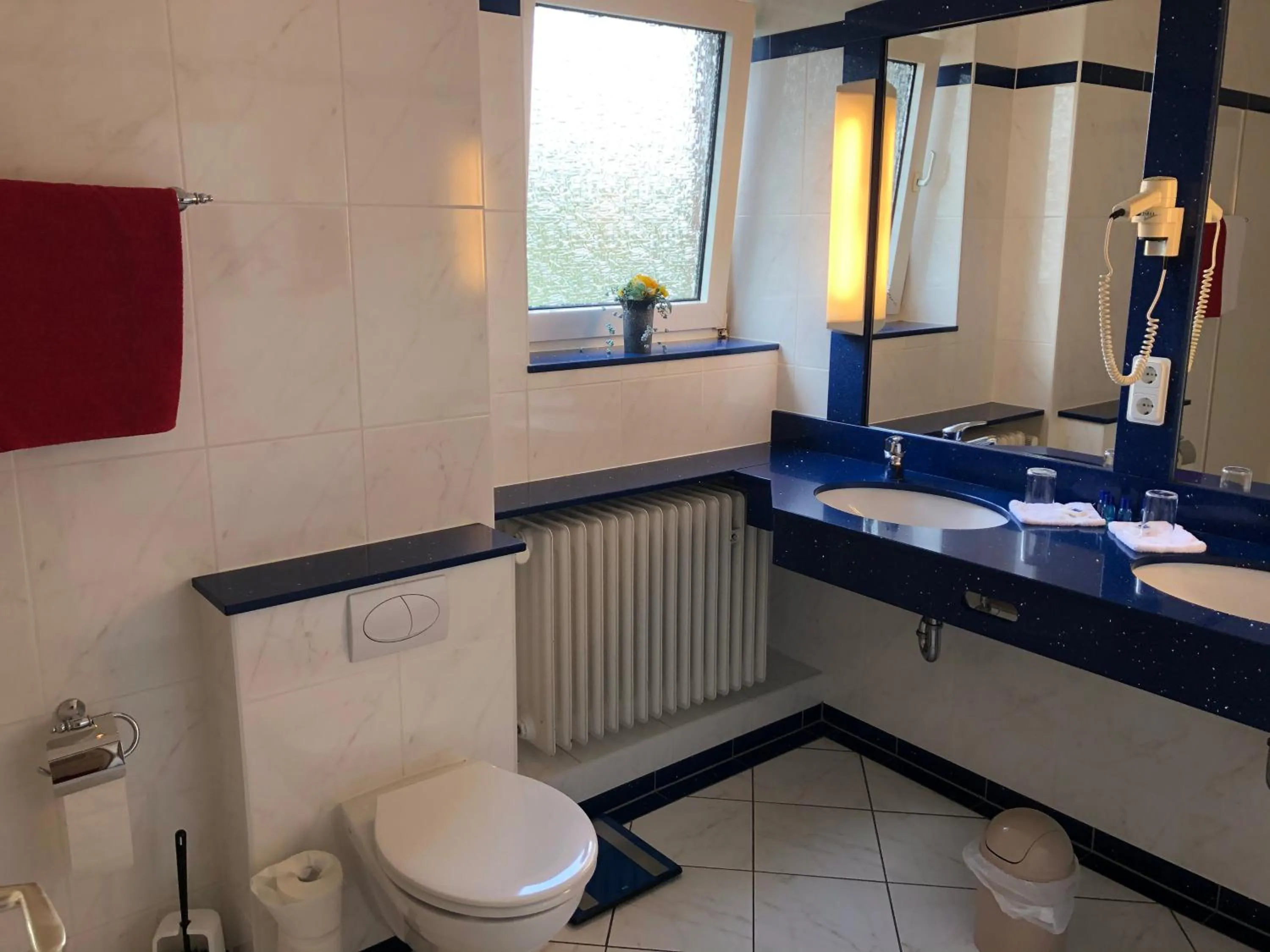 Shower in Hotel Haus am Rieth