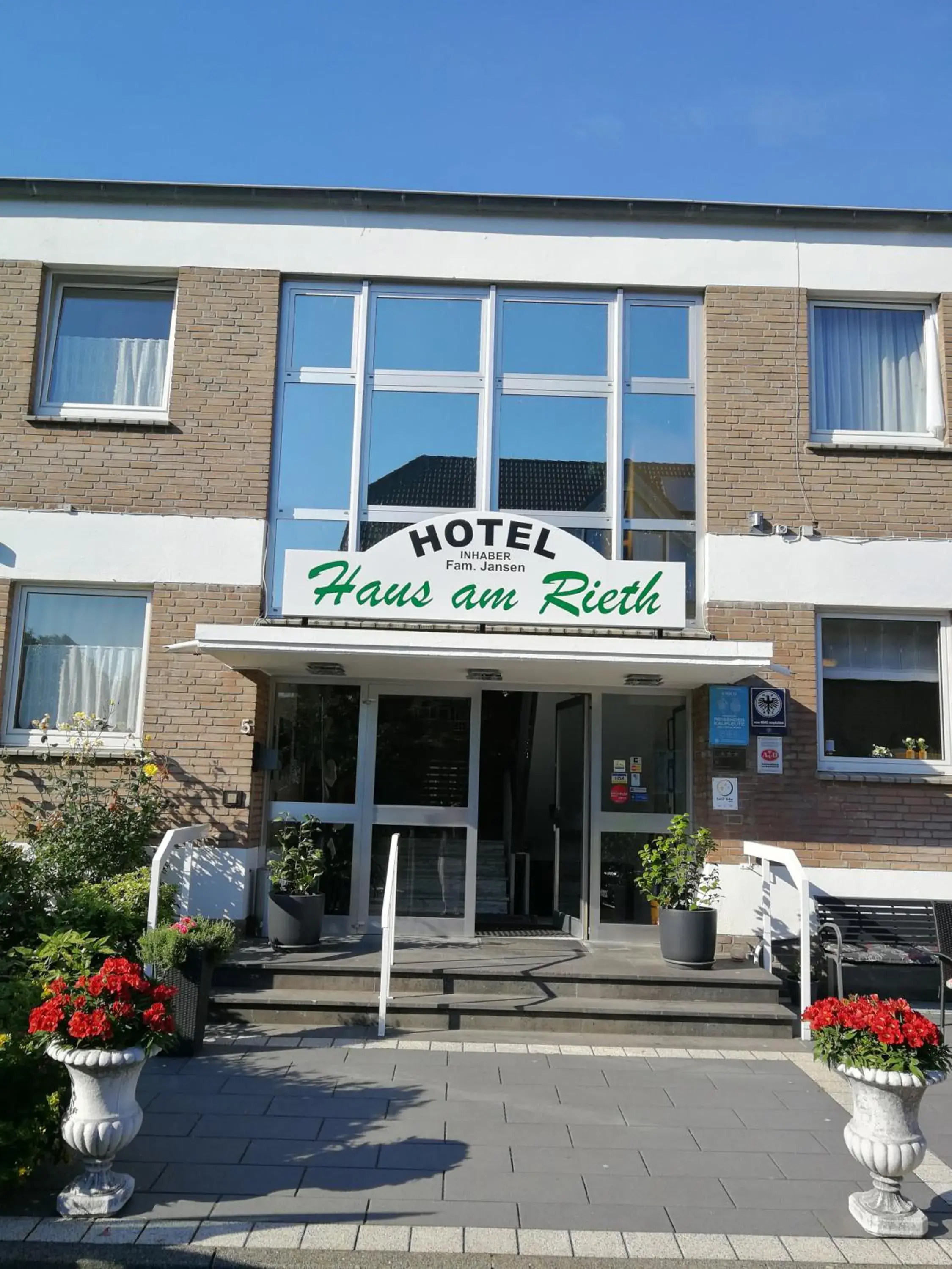 Property building in Hotel Haus am Rieth Property building in Hotel Haus am Rieth