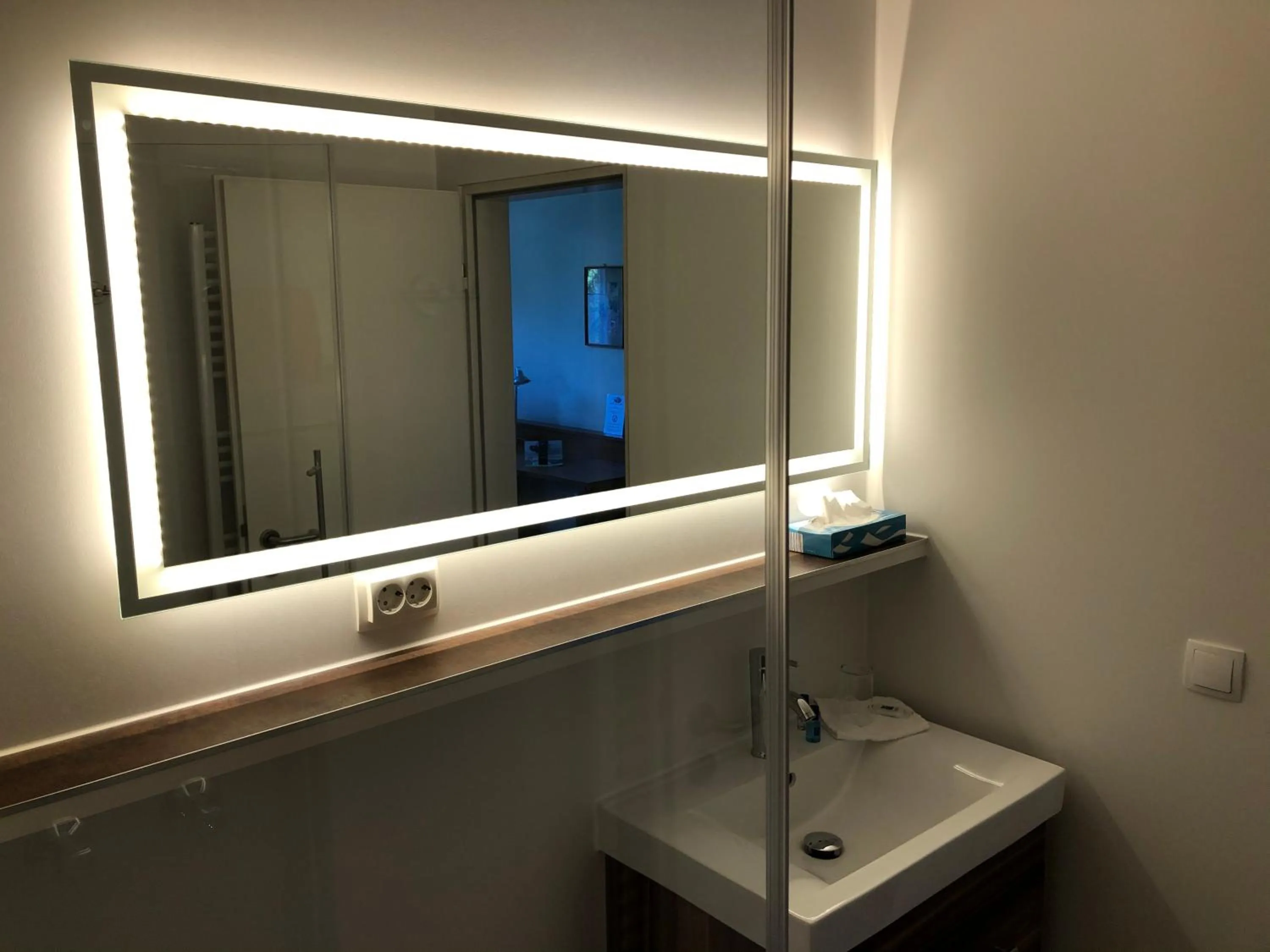 Shower in Hotel Haus am Rieth