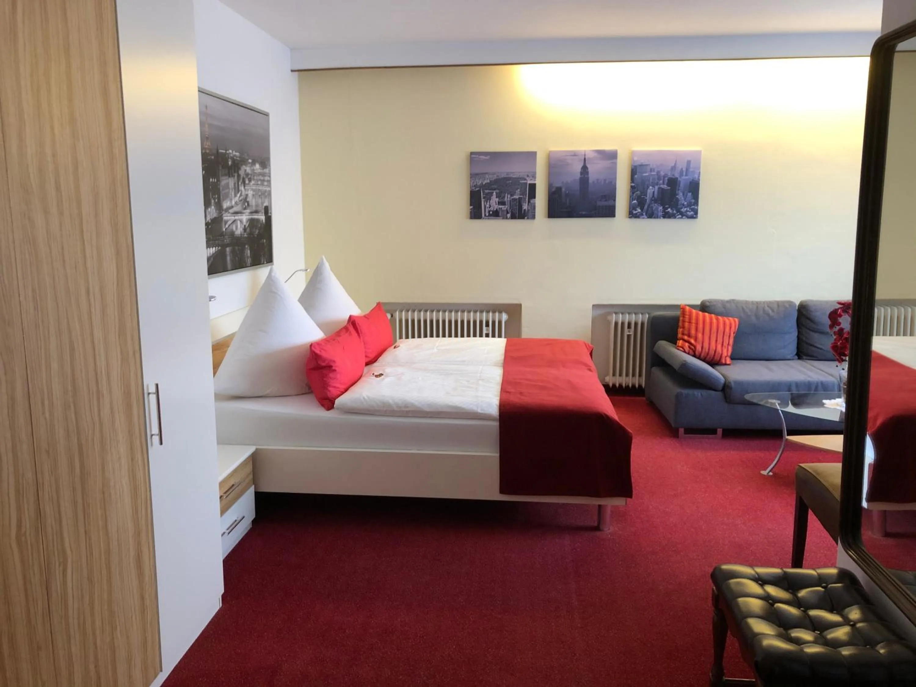 Bed in Hotel Haus am Rieth