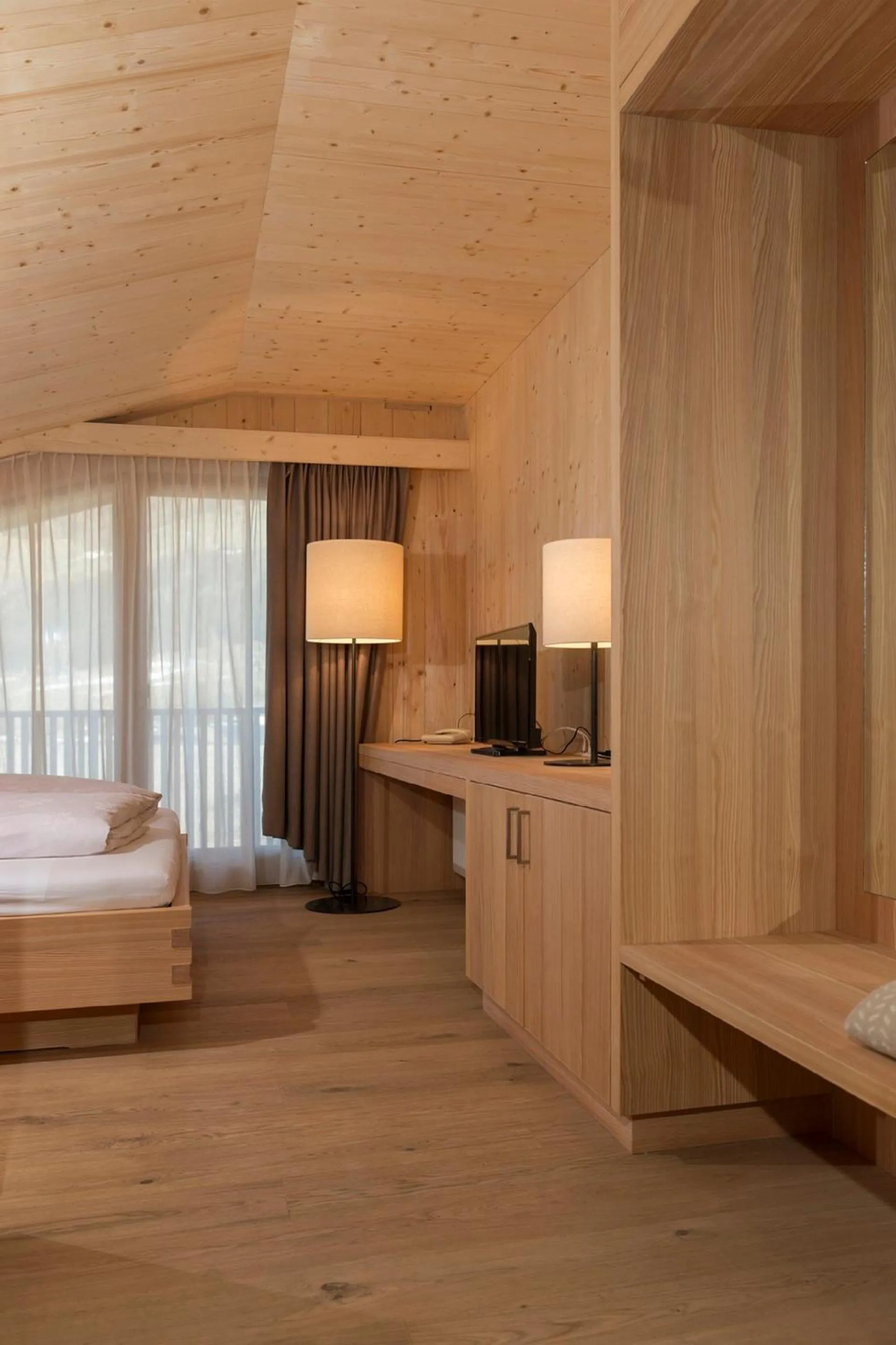 Bed in Hotel Schoenblick