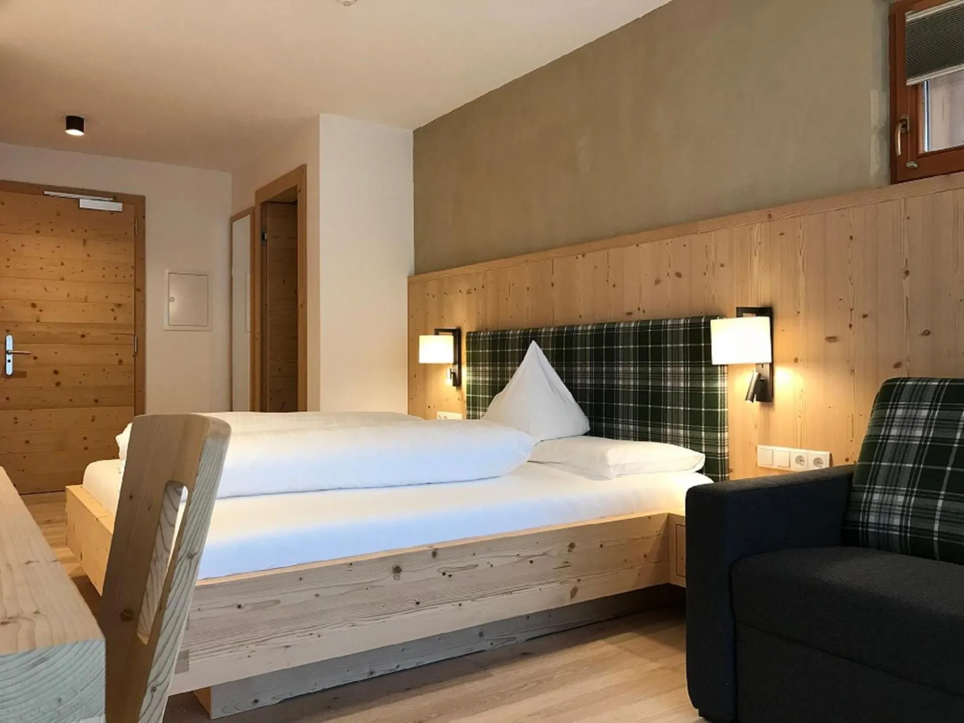 Bed in Hotel Schoenblick