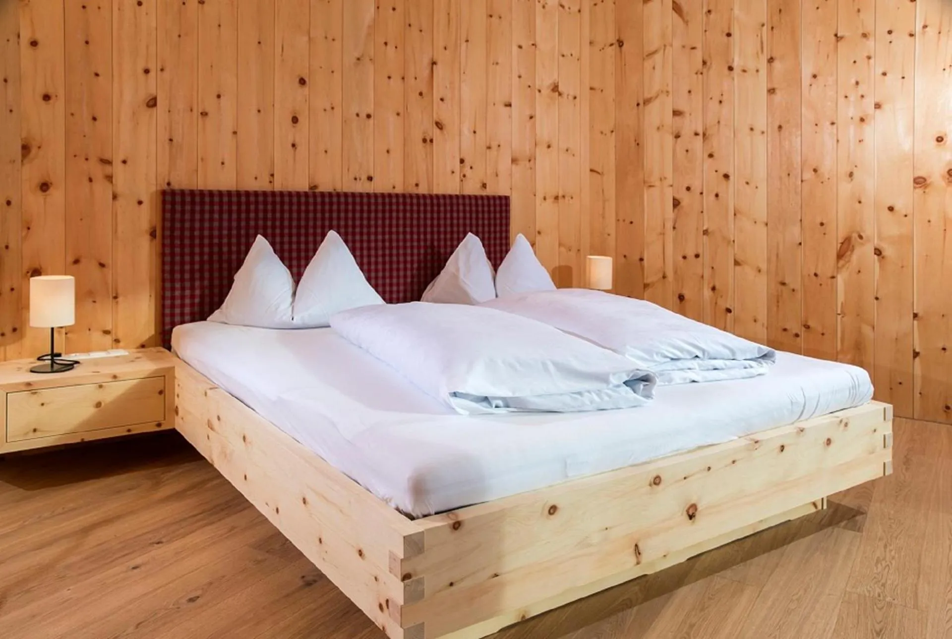 Bed in Hotel Schoenblick