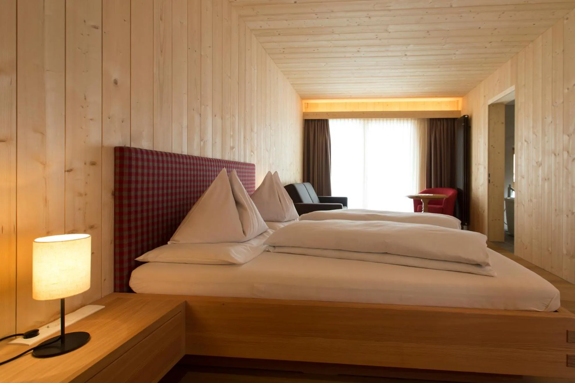 Bed in Hotel Schoenblick