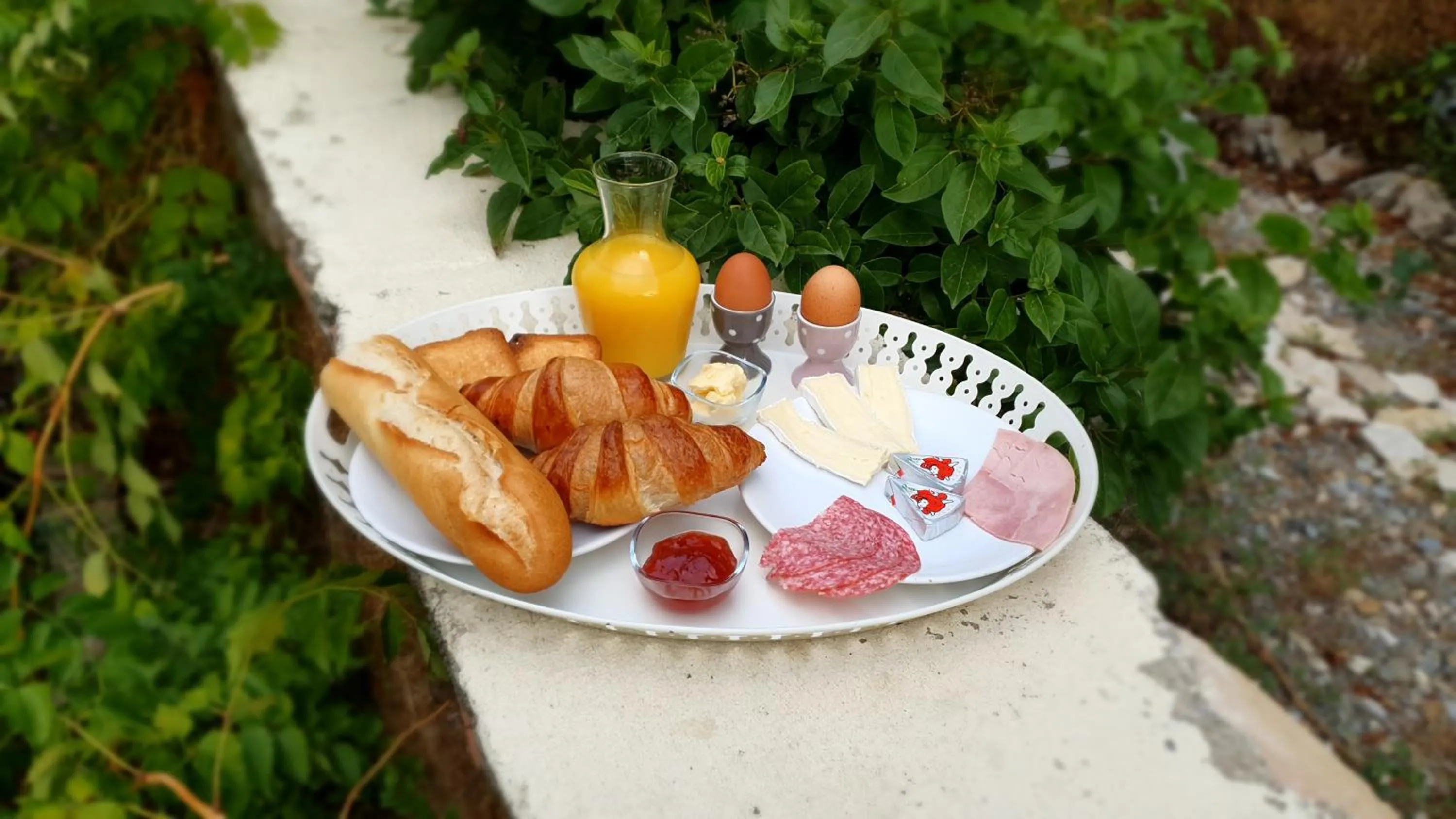 Food close-up in Domaine de la Matte