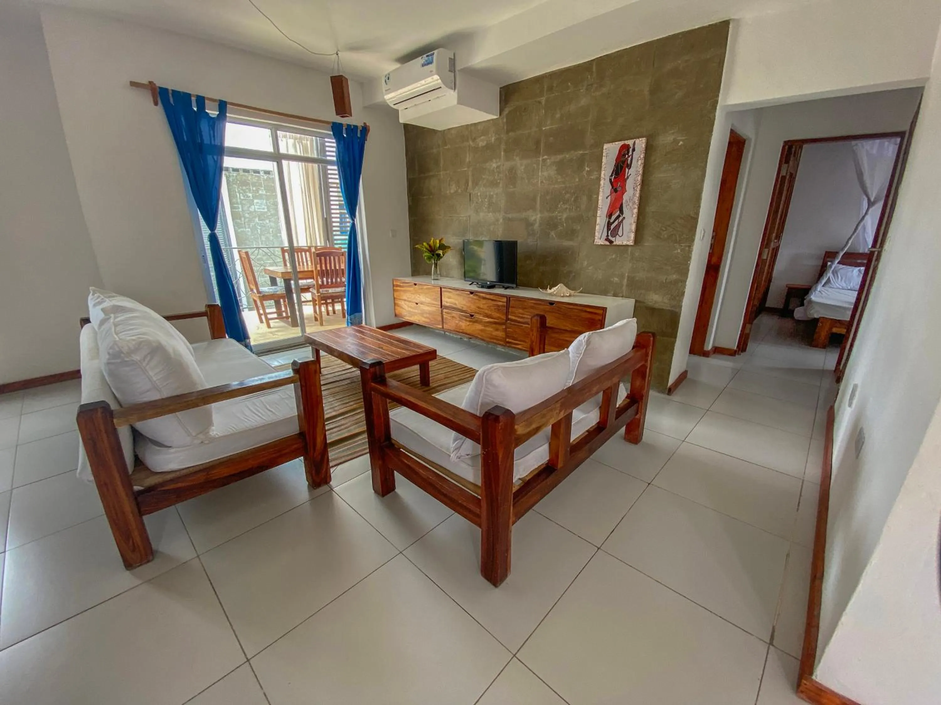 Living room, Bed in Aqua Resort