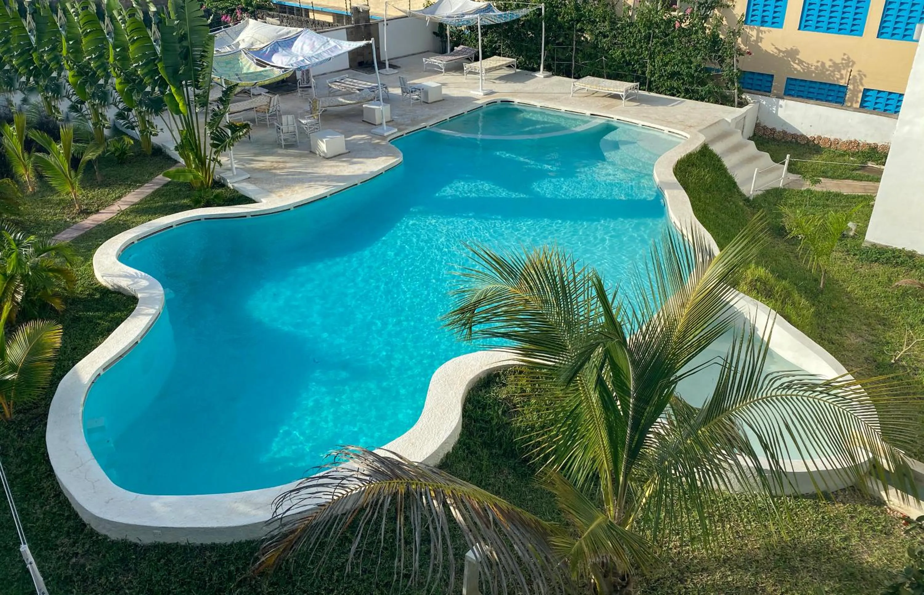 Pool view in Aqua Resort