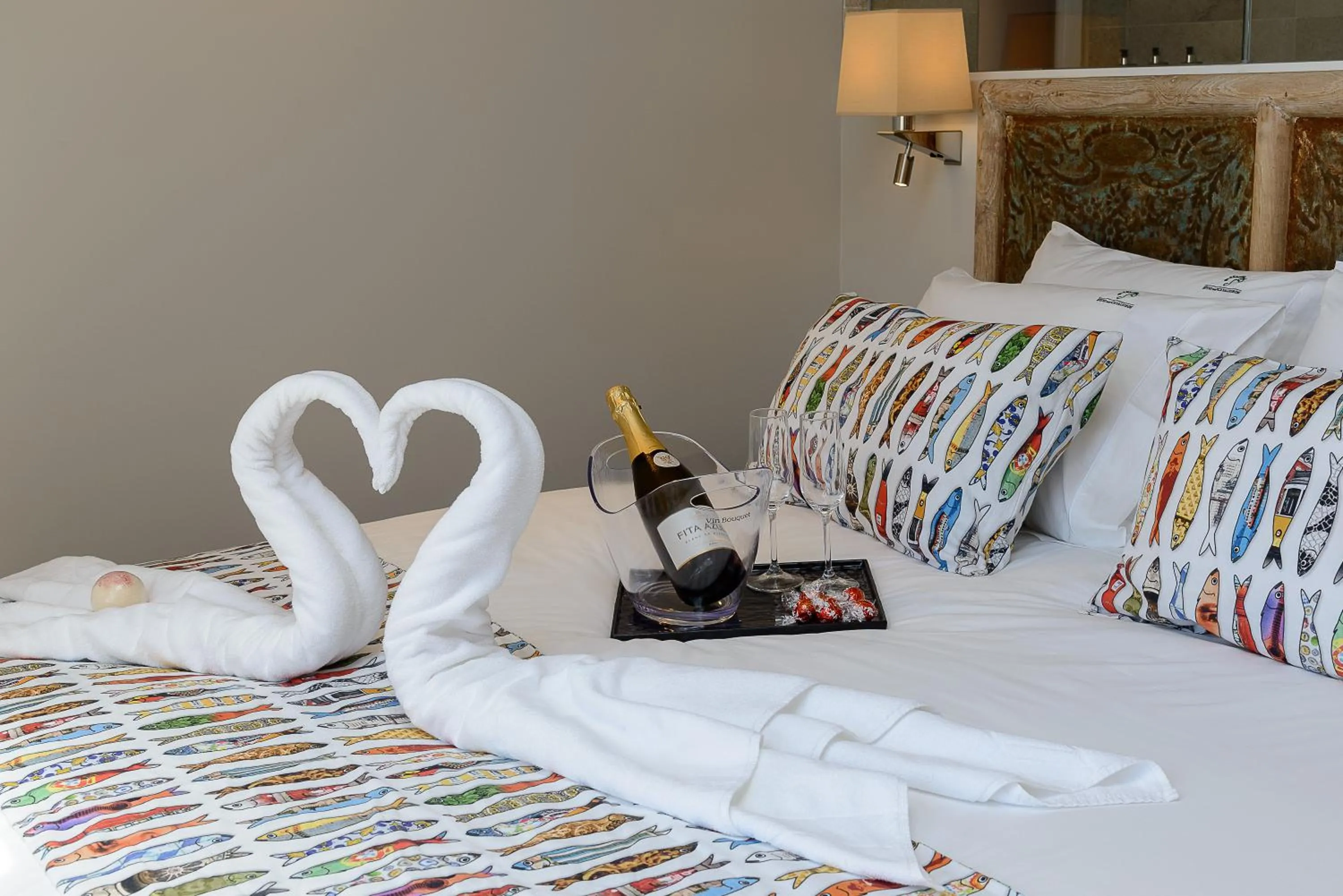 Decorative detail, Bed in Sitio dos Cavaleiros Daily Serviced Apartments