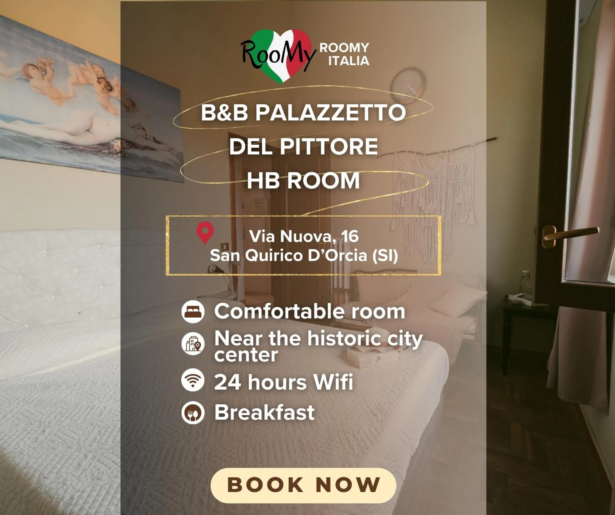 Logo/Certificate/Sign in Palazzetto del Pittore in San Quirico d'Orcia