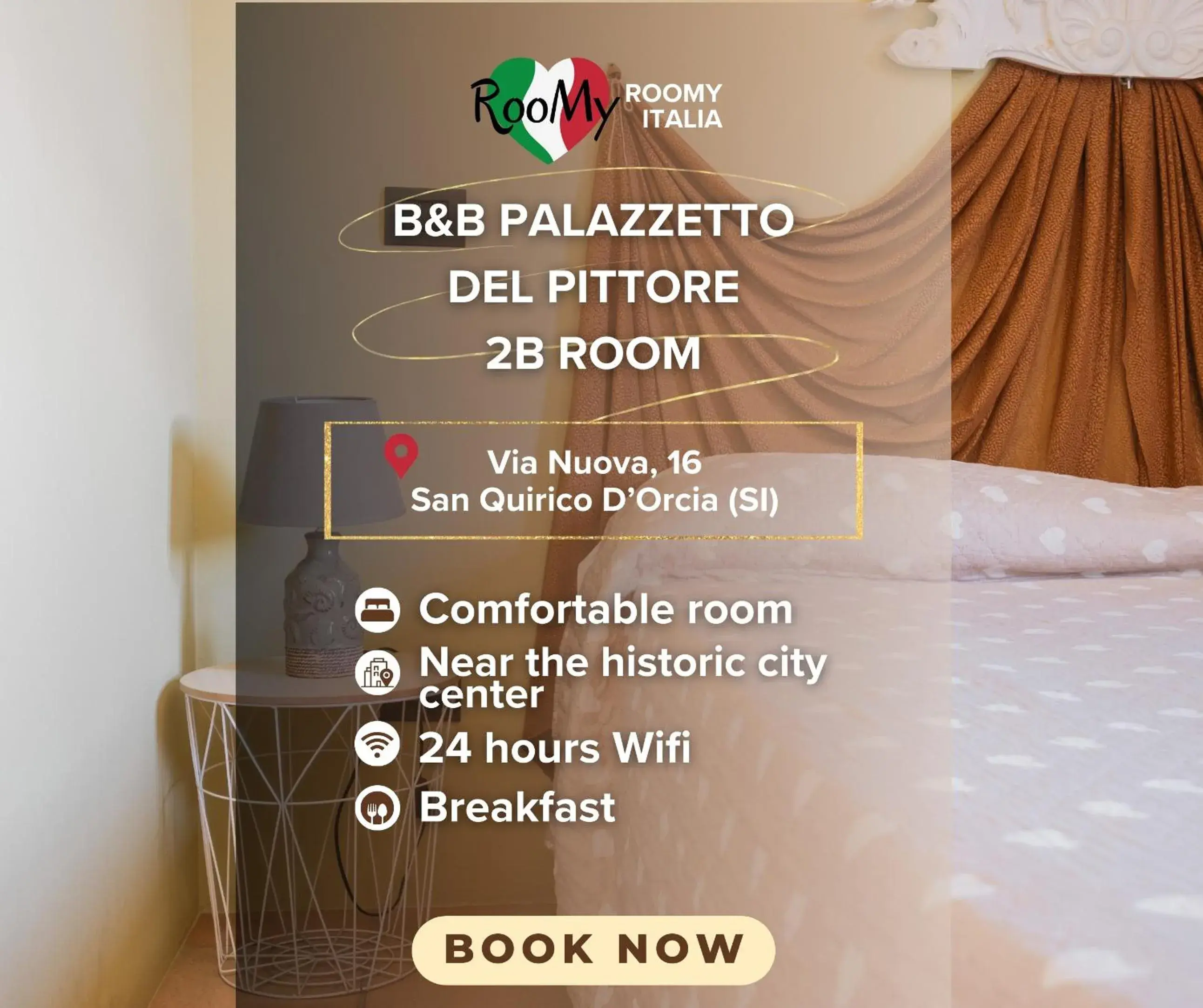 Standard Double Room - single occupancy in Palazzetto del Pittore in San Quirico d'Orcia Standard Double Room - single occupancy in Palazzetto del Pittore in San Quirico d'Orcia