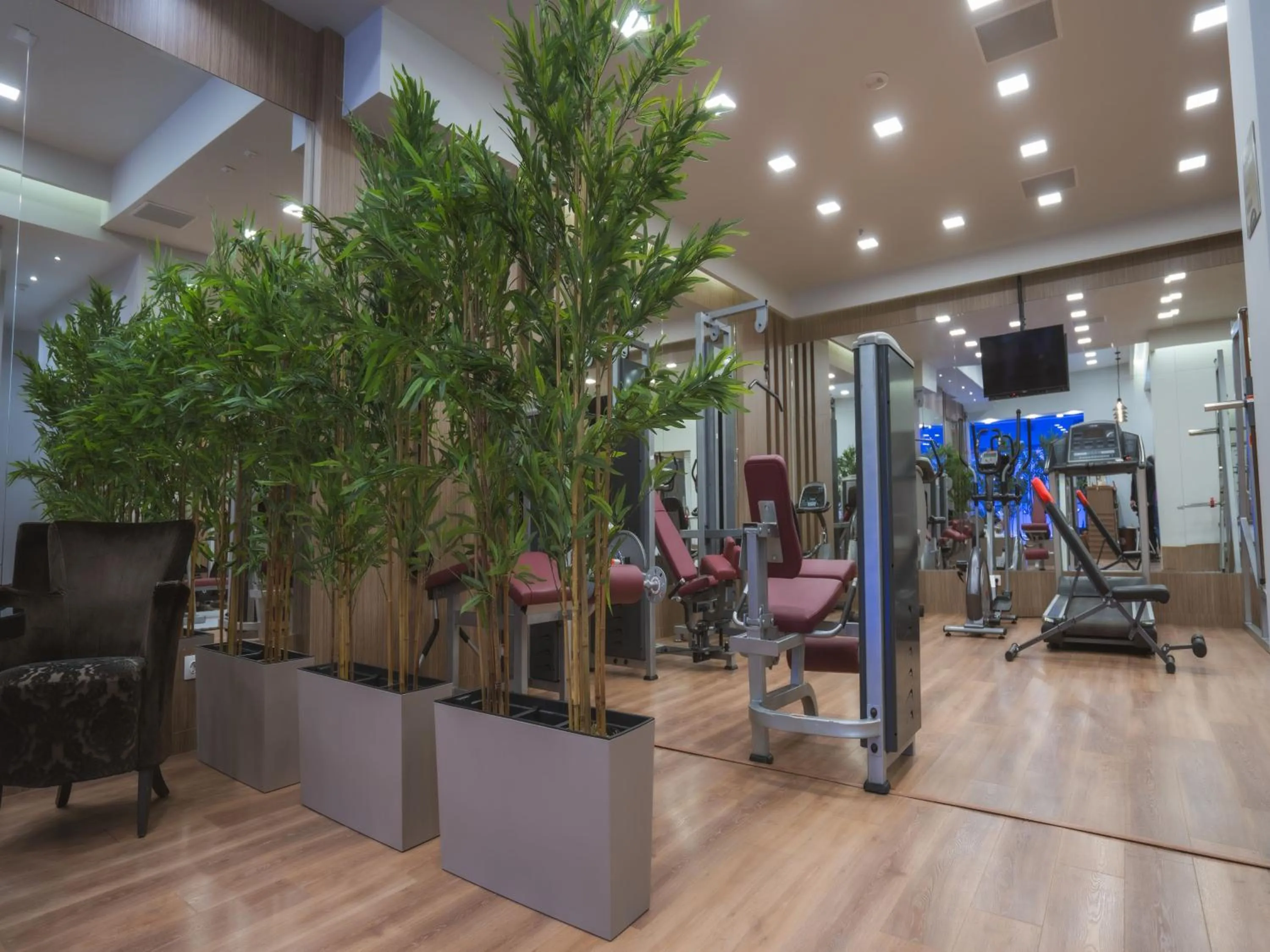 Fitness centre/facilities in Pantelidis Hotel & Spa