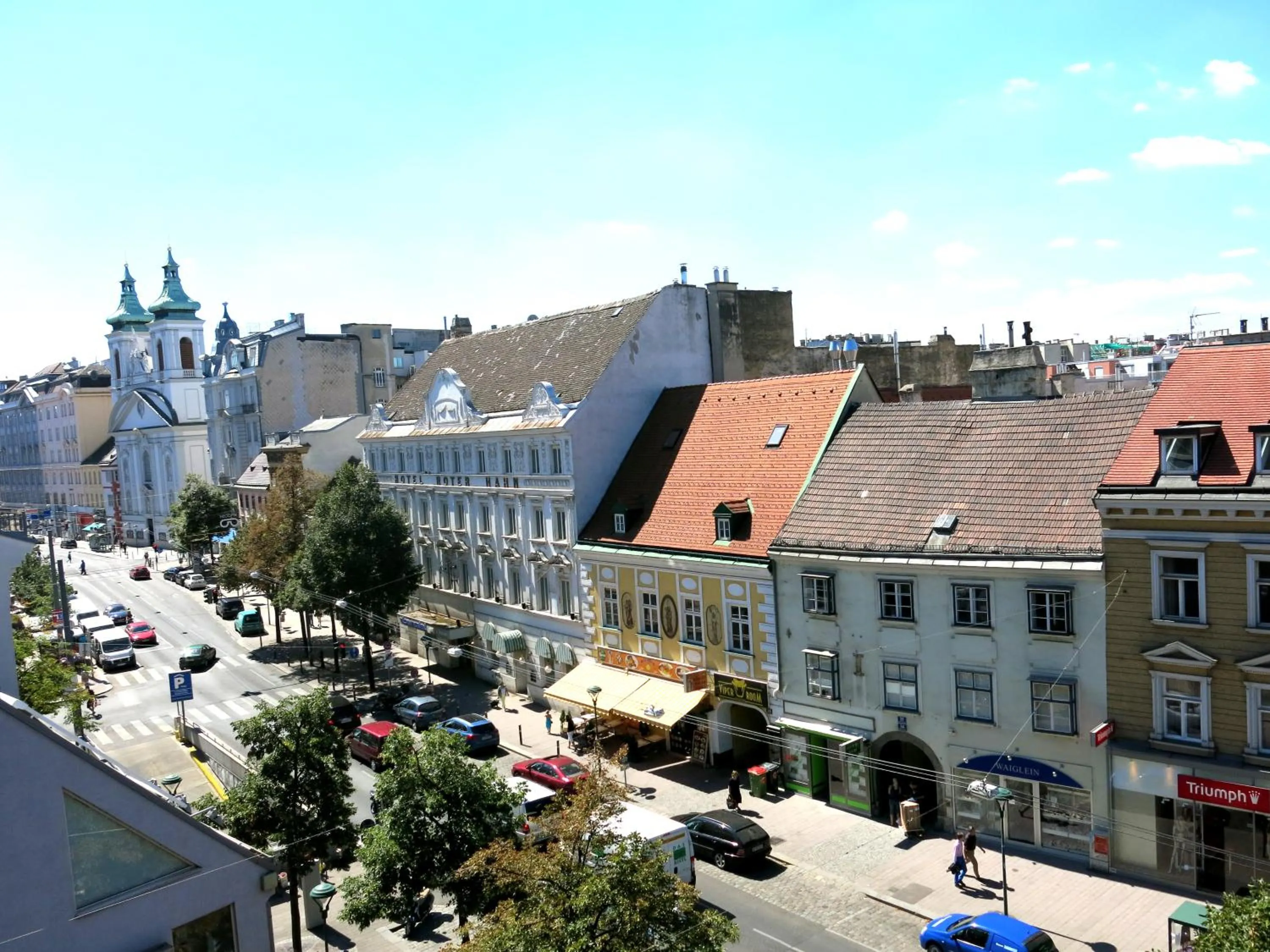 View (from property/room) in KIBI Rooms self check-in