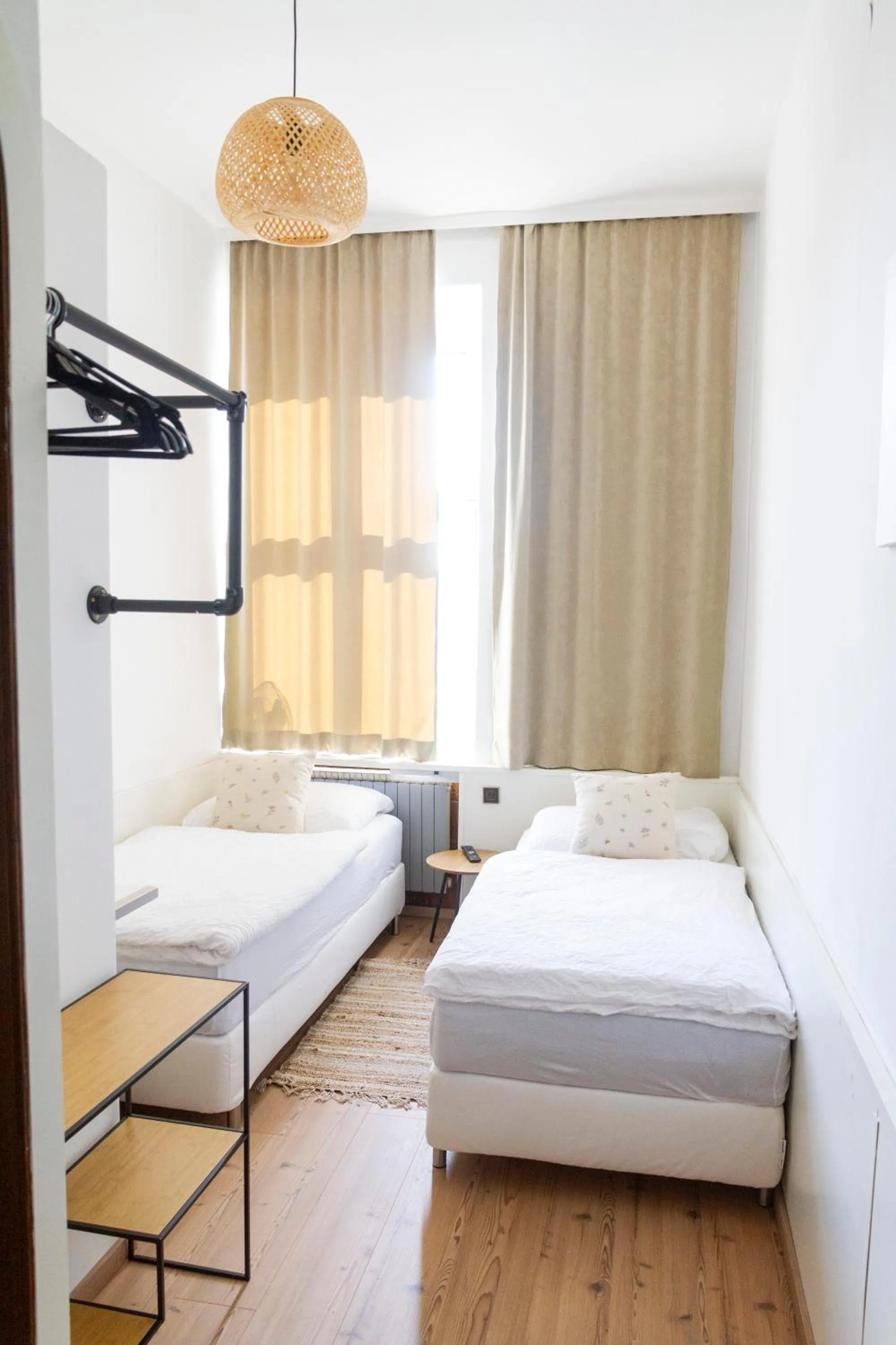 Bed in KIBI Rooms self check-in