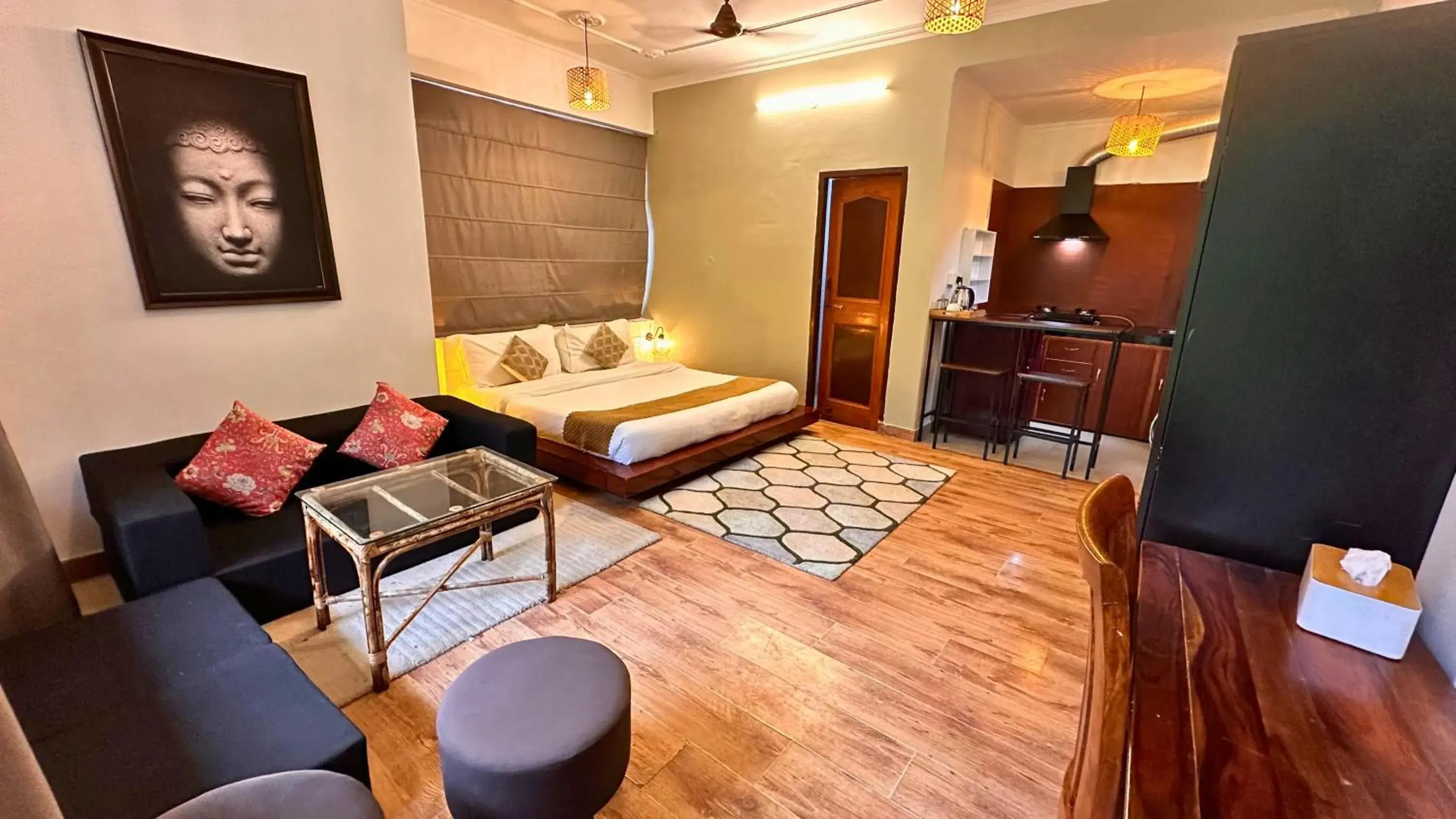 Family Room with Mountain View in Alt Life Stays - Dharamkot Mcleodganj Family Room with Mountain View in Alt Life Stays - Dharamkot Mcleodganj