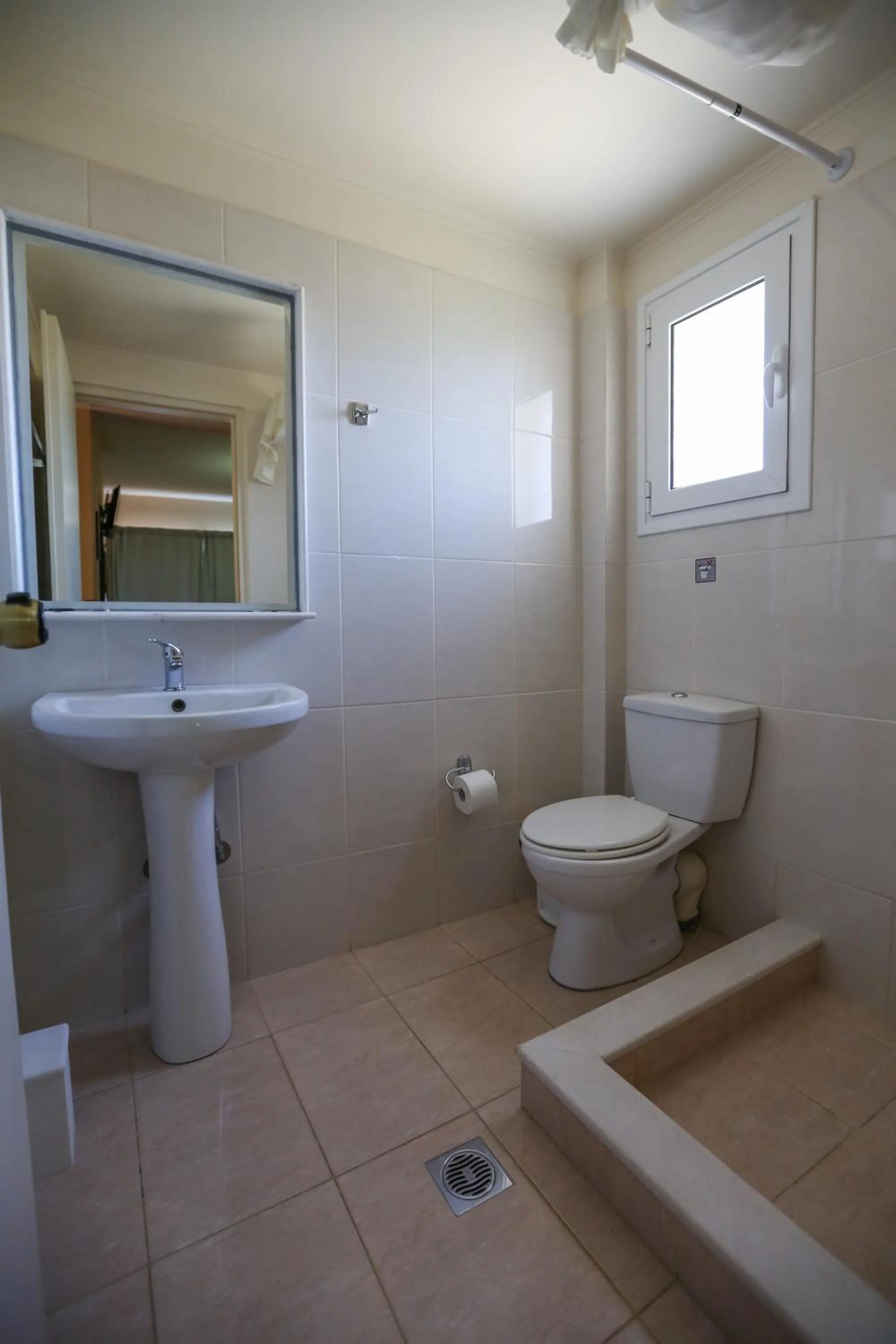 Bathroom in Pelagos Apartments