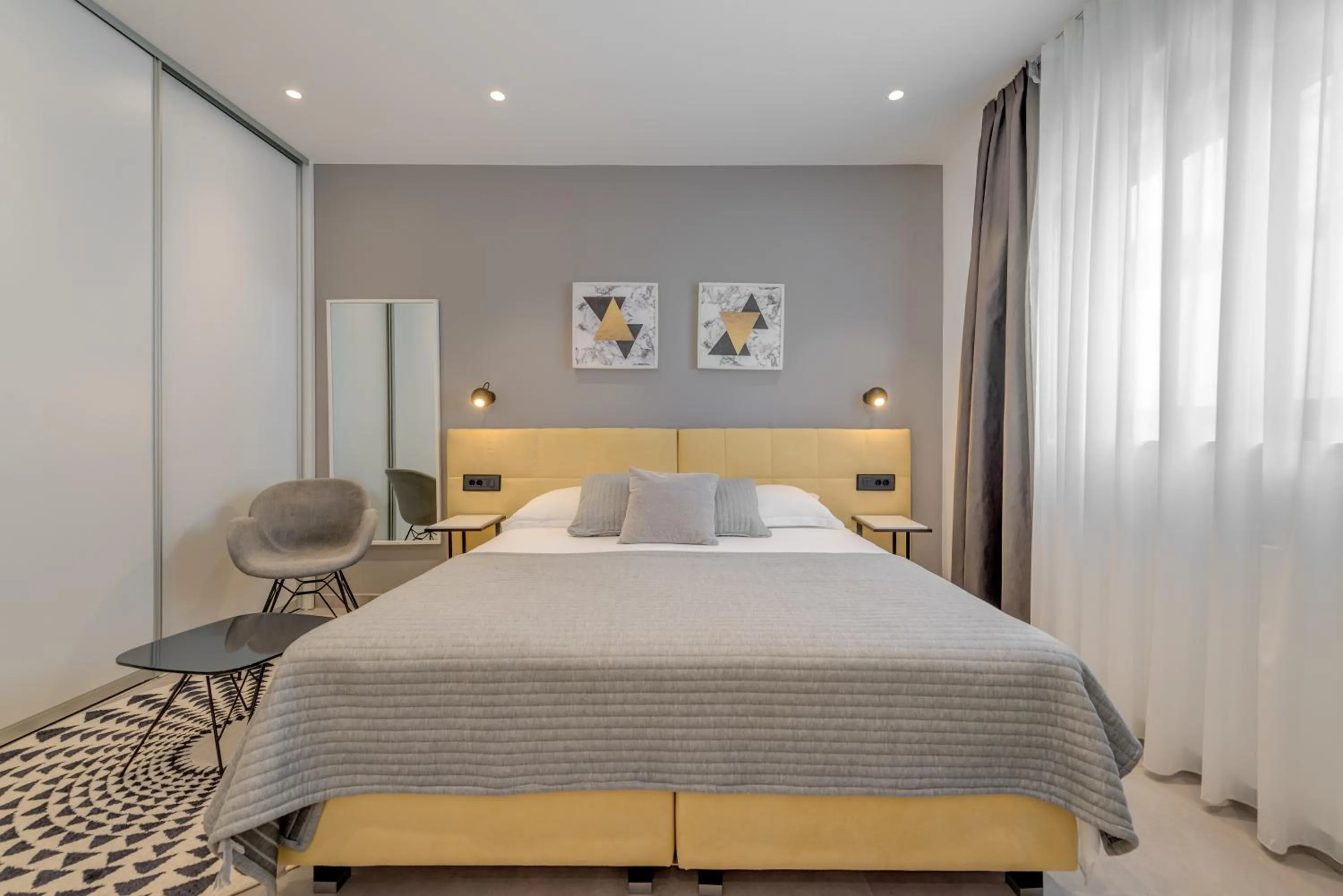 Bed in Villa Luna Podstrana