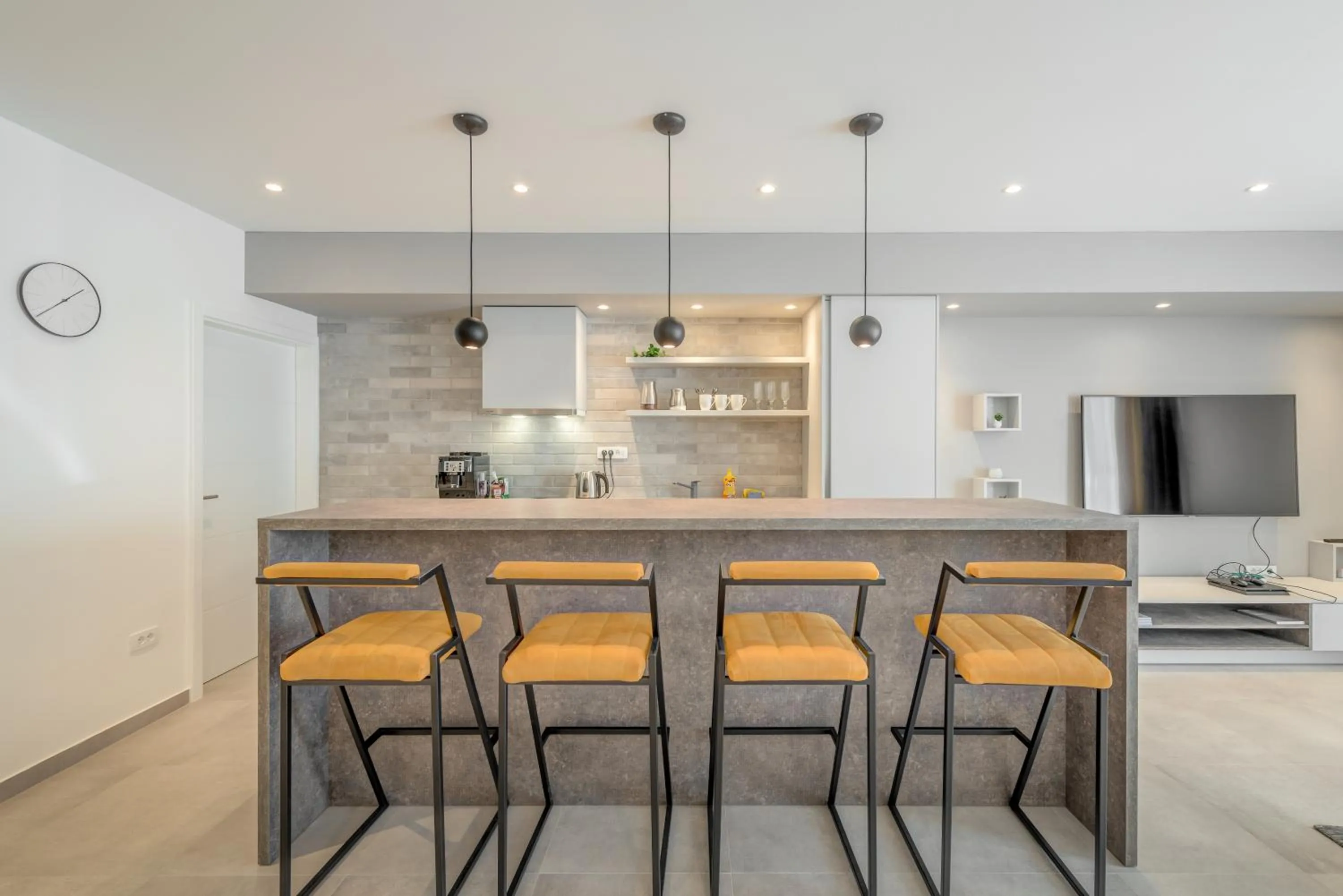 Kitchen or kitchenette in Villa Luna Podstrana