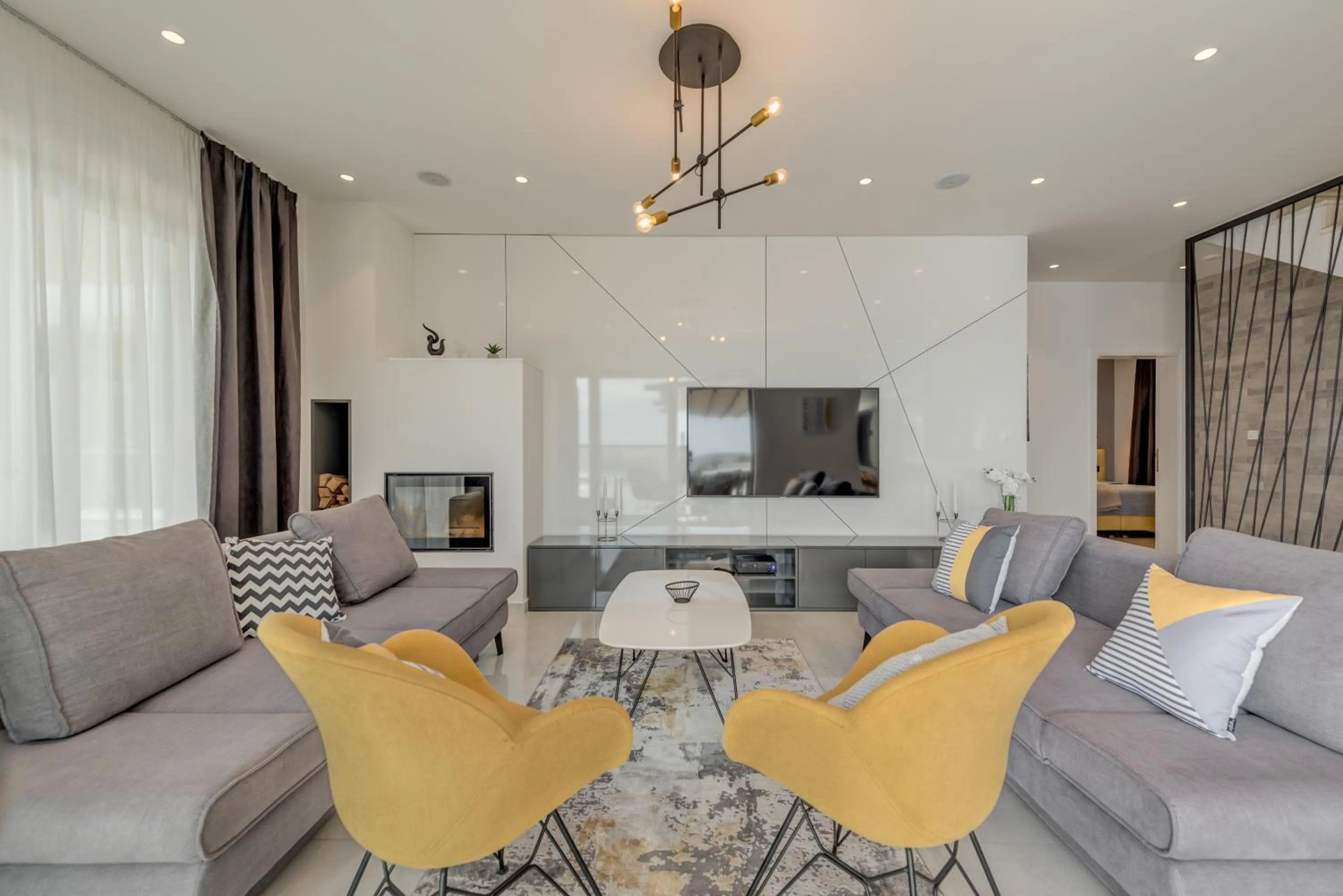 Living room in Villa Luna Podstrana