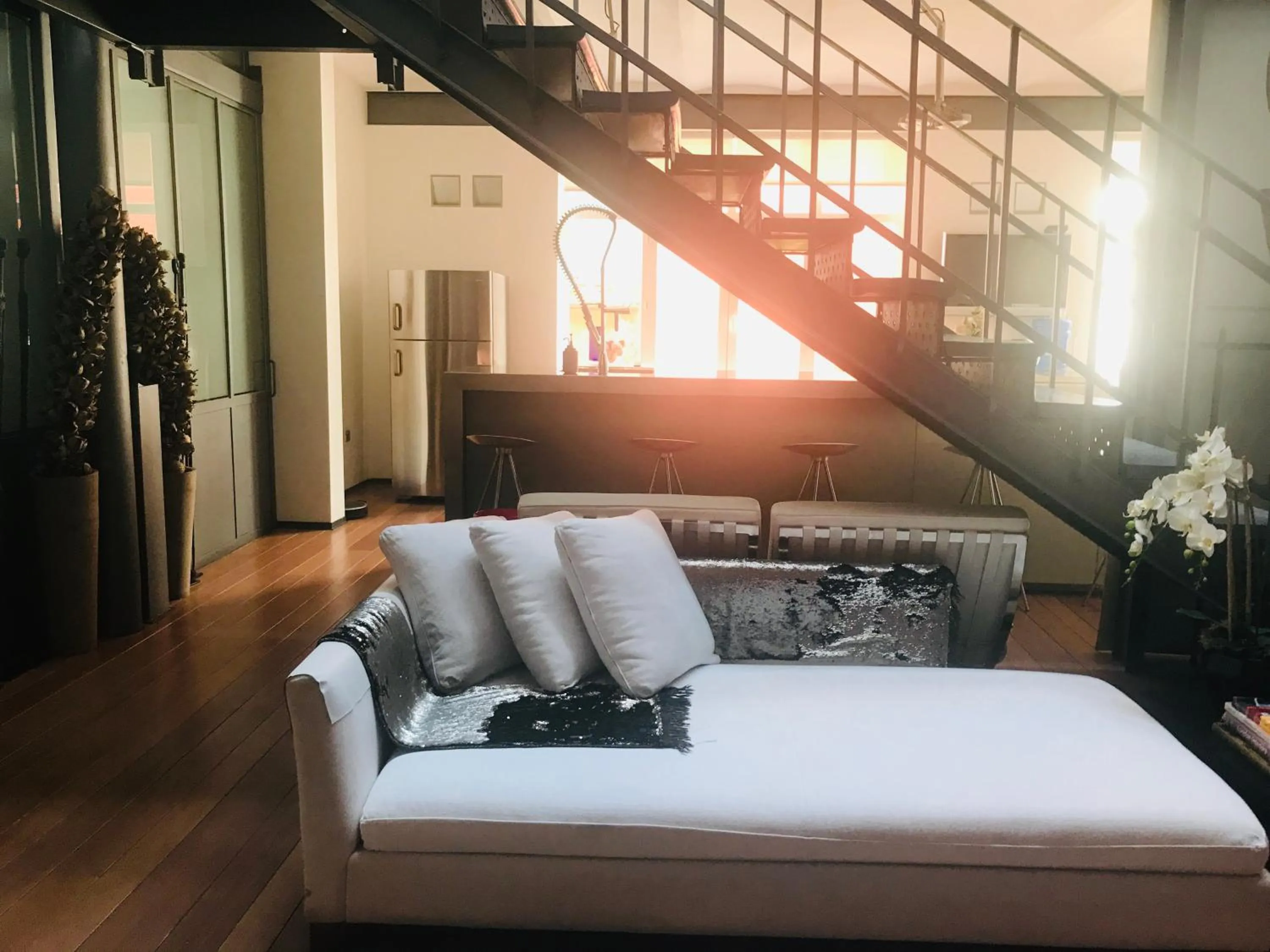 Living room in Les Lofts d'Artistes