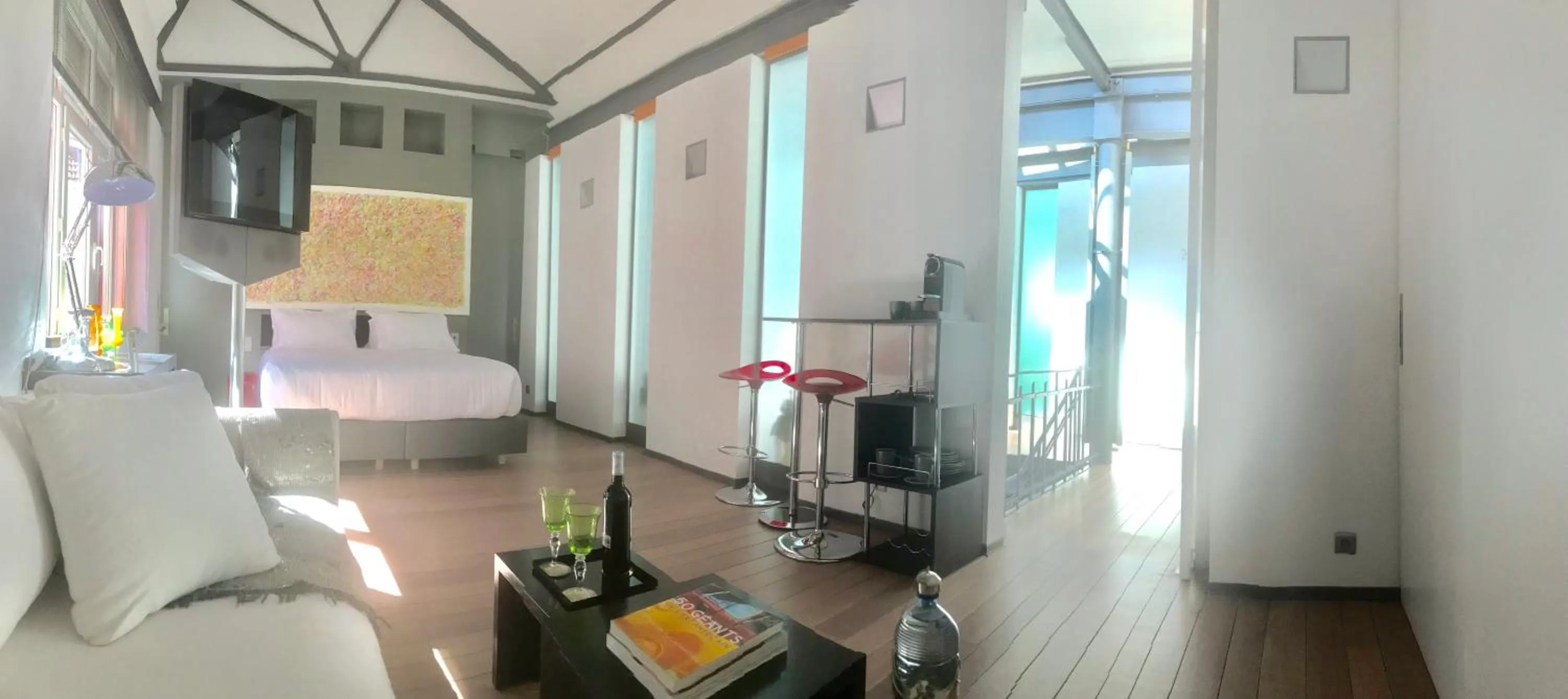 Bed in Les Lofts d'Artistes