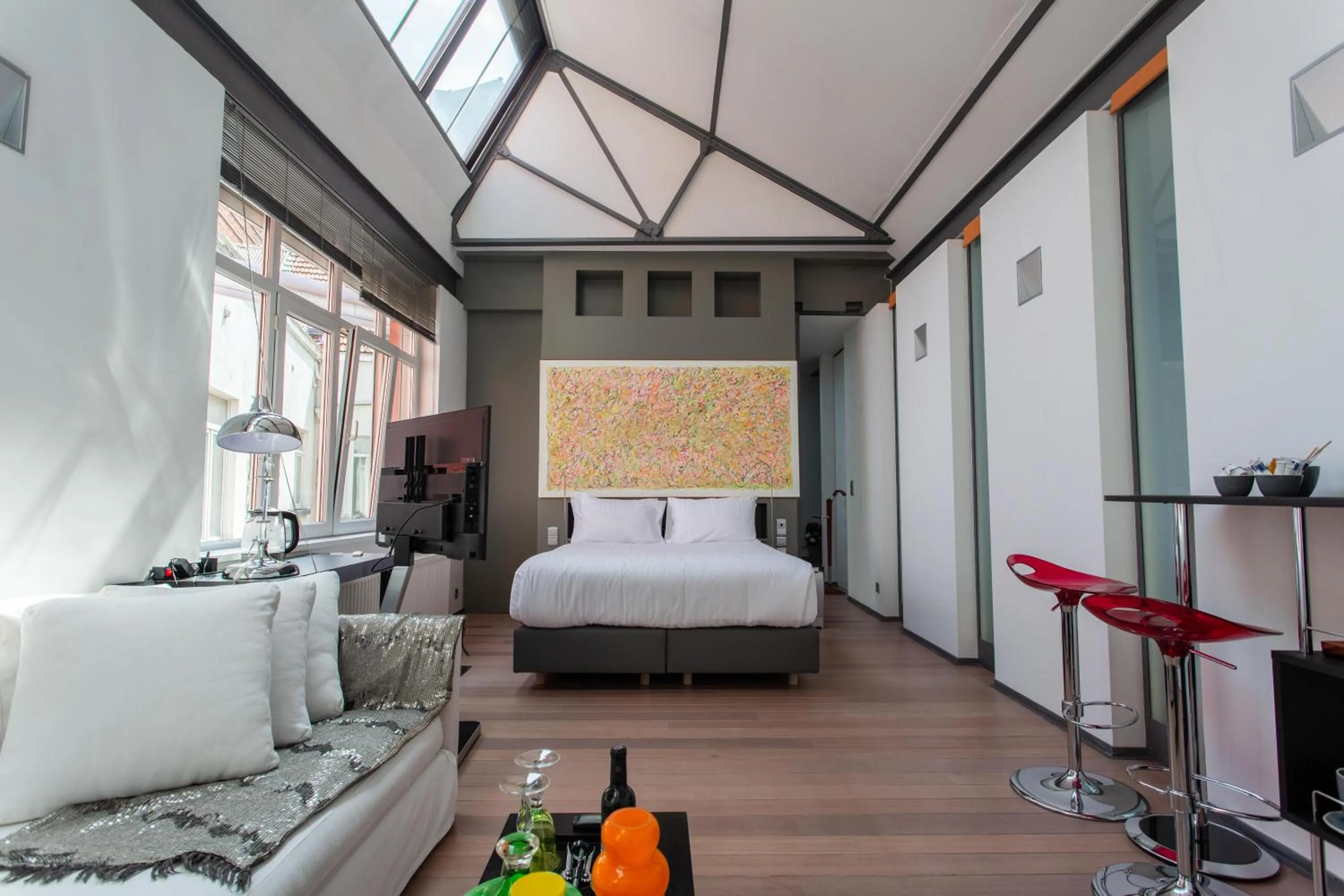 Bed in Les Lofts d'Artistes