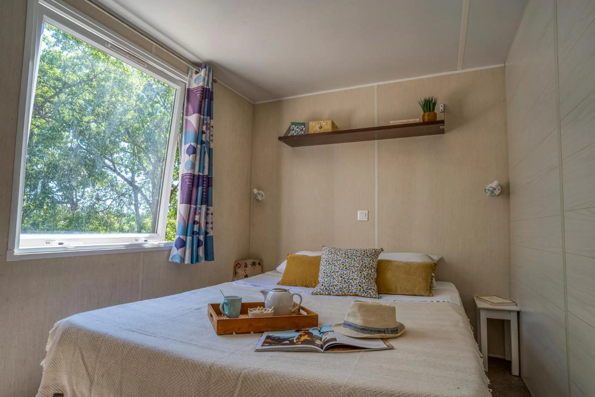 Bedroom, Bed in Camping Le Bois Fleuri