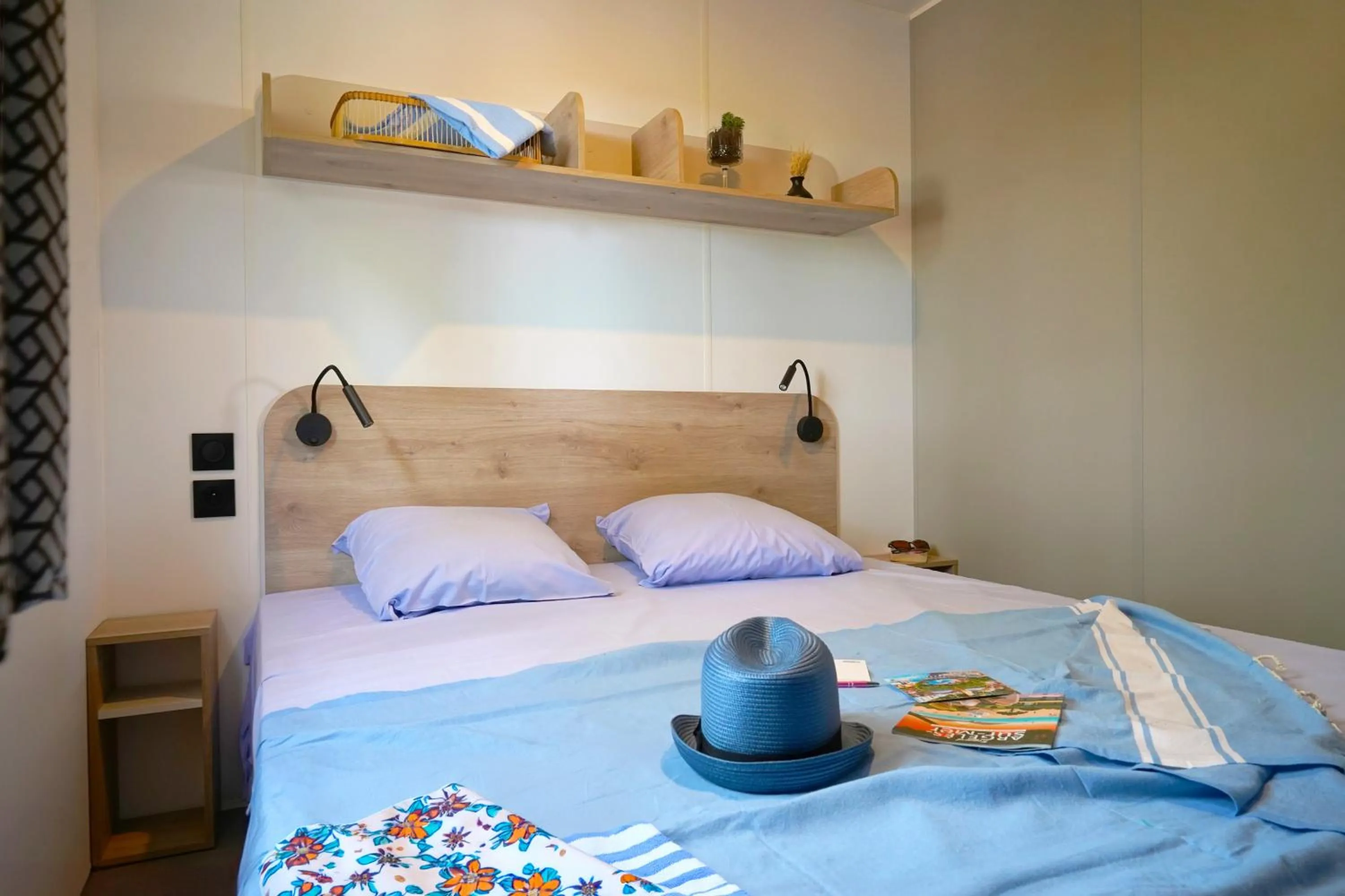 Bedroom, Bed in Camping Le Bois Fleuri