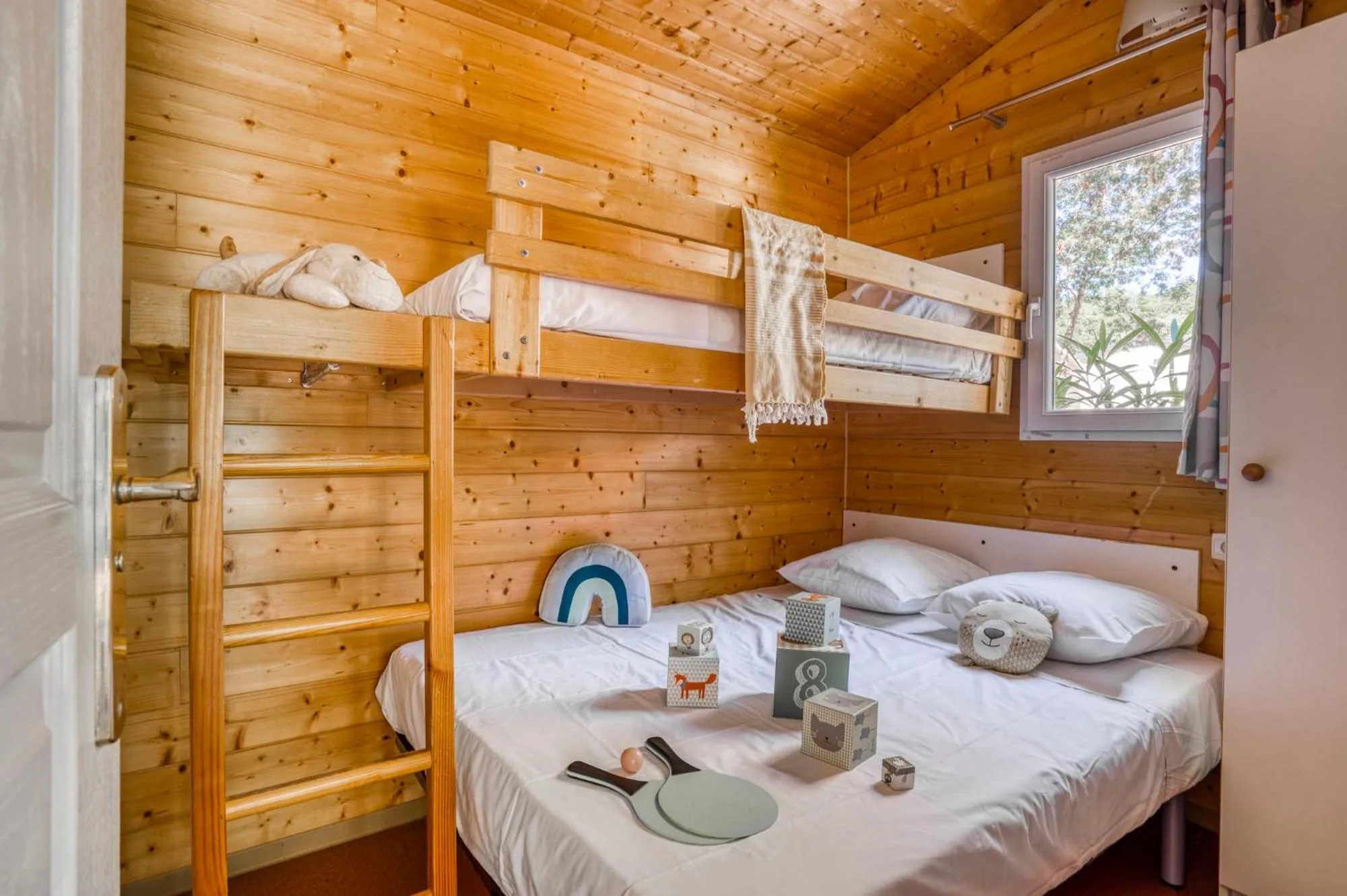 Bedroom, Bed in Camping Le Bois Fleuri