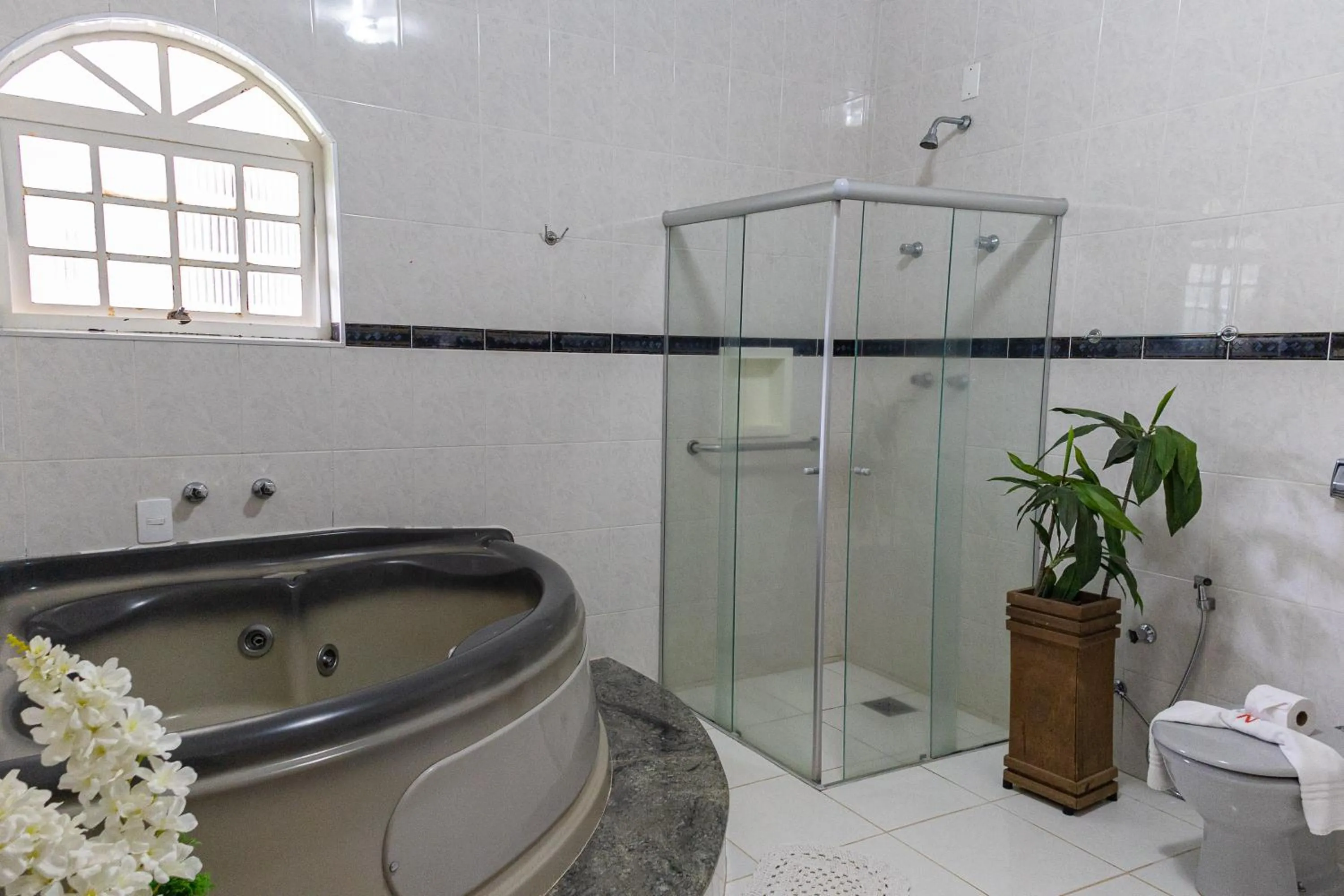 Shower in Pousada Nefelibatas