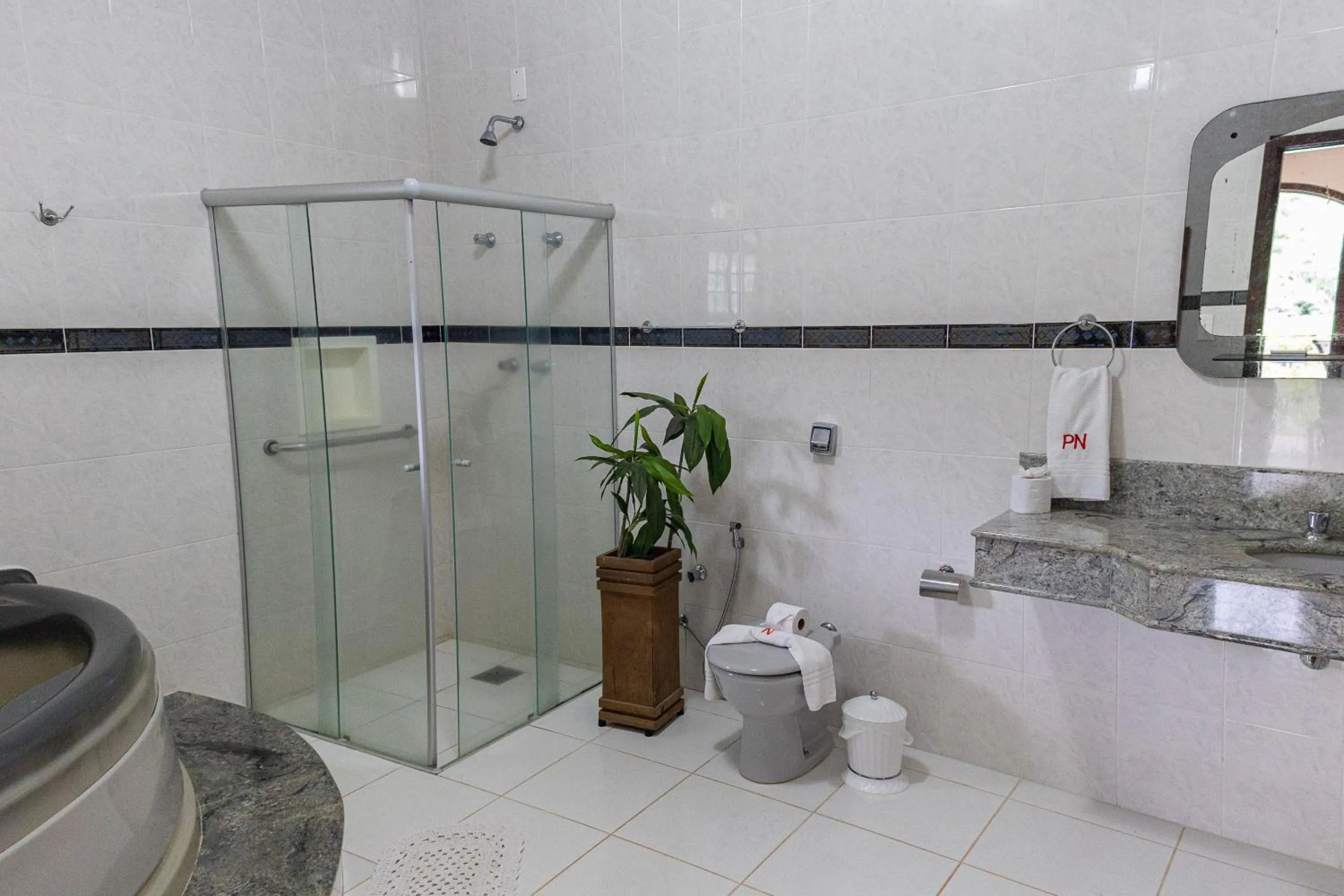 Shower in Pousada Nefelibatas