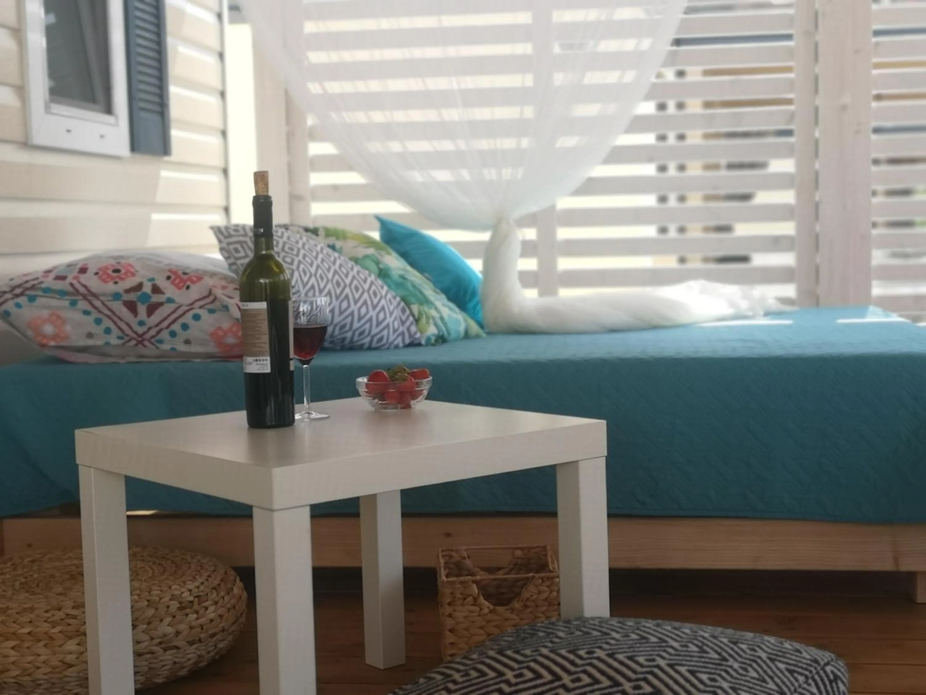 Balcony/Terrace in West Coast Mobilhome with XXL Terrace