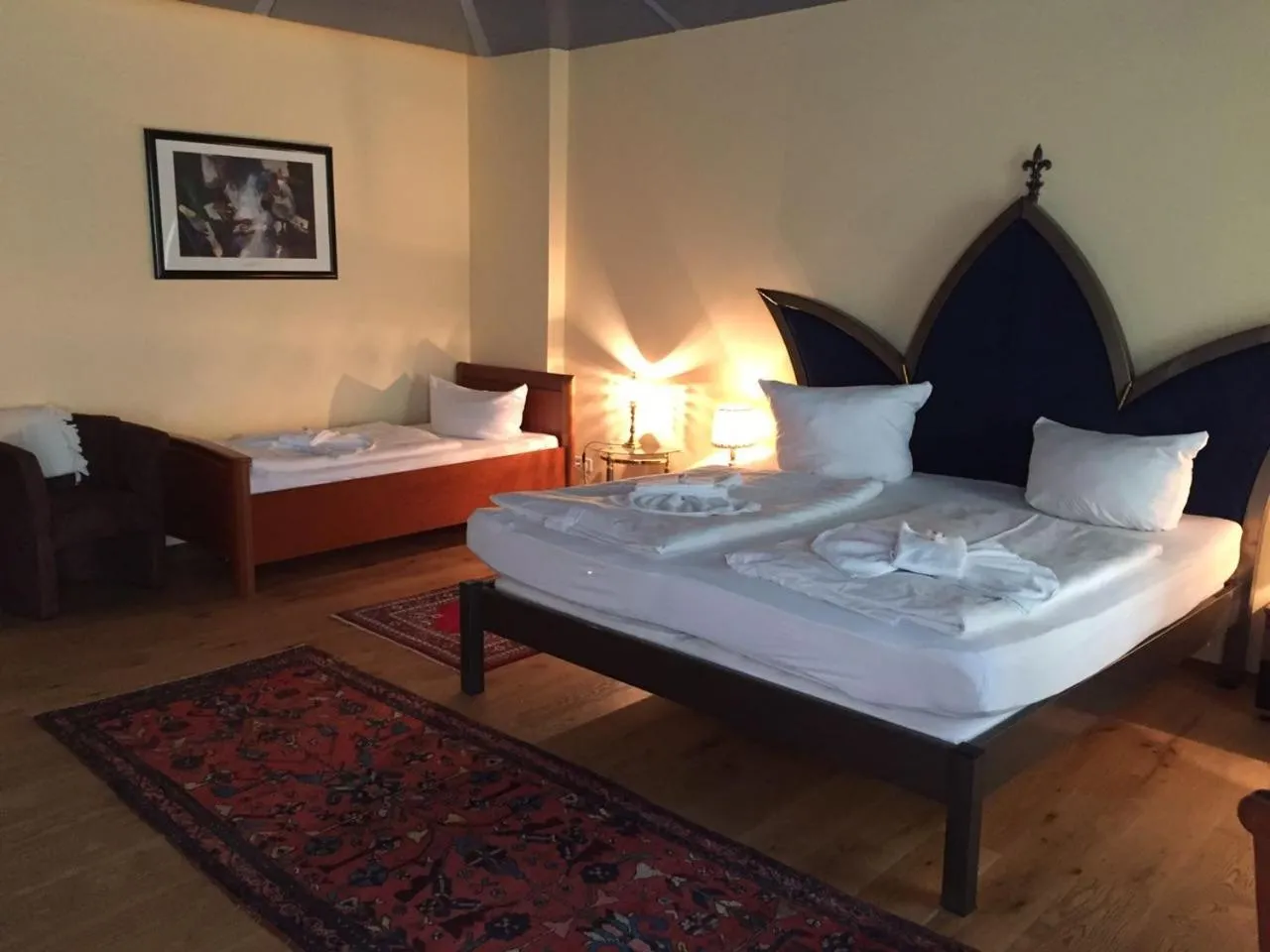 Photo of the whole room, Bed in Pension Tempelhof