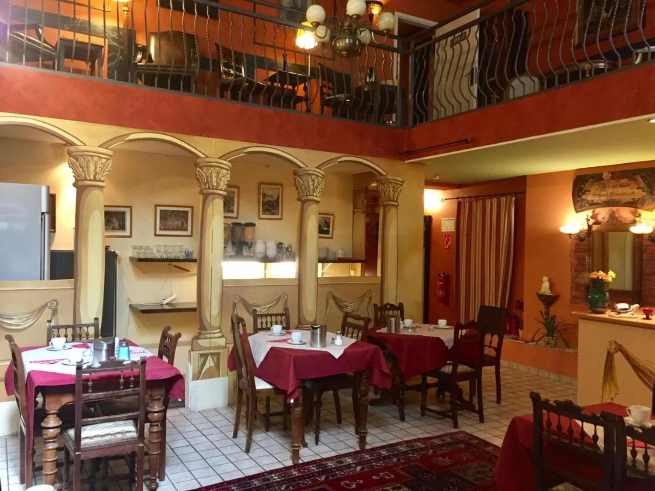 Lobby or reception in Pension Tempelhof