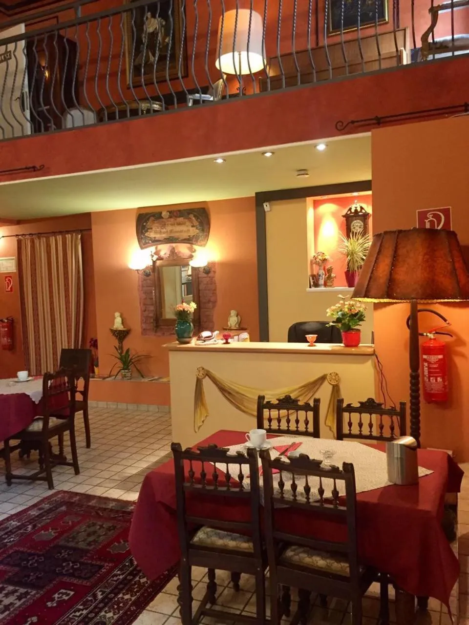 Lobby or reception in Pension Tempelhof