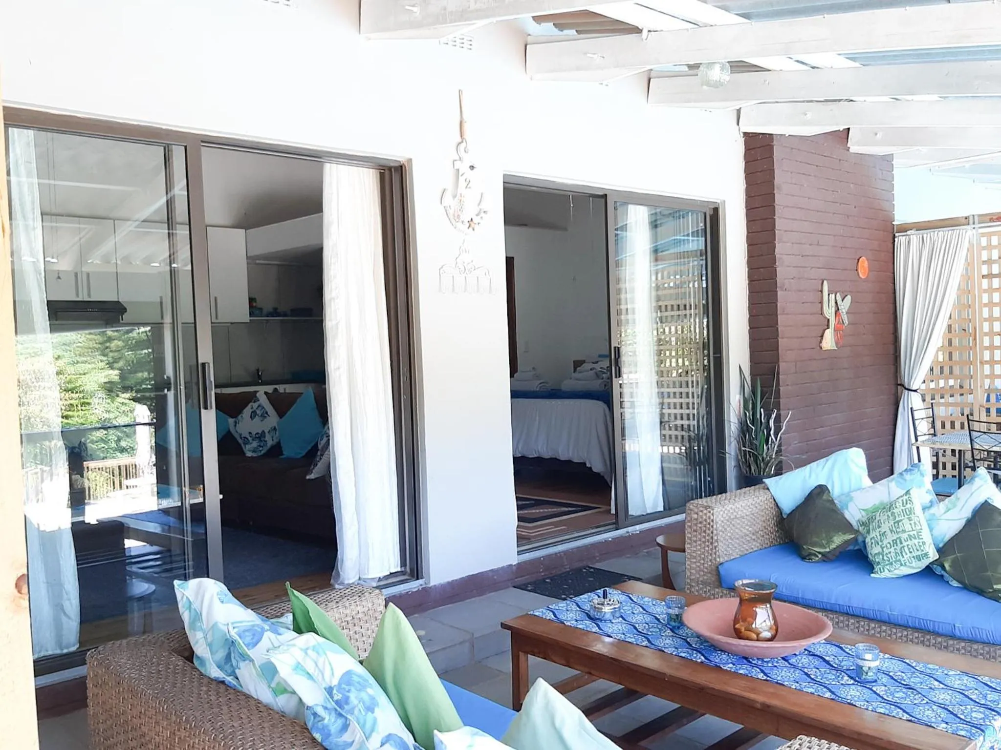 Patio in Umtamvuna View Cabanas