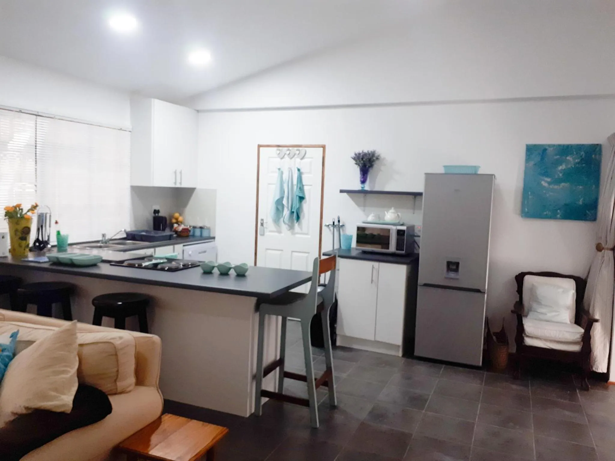 Kitchen or kitchenette in Umtamvuna View Cabanas