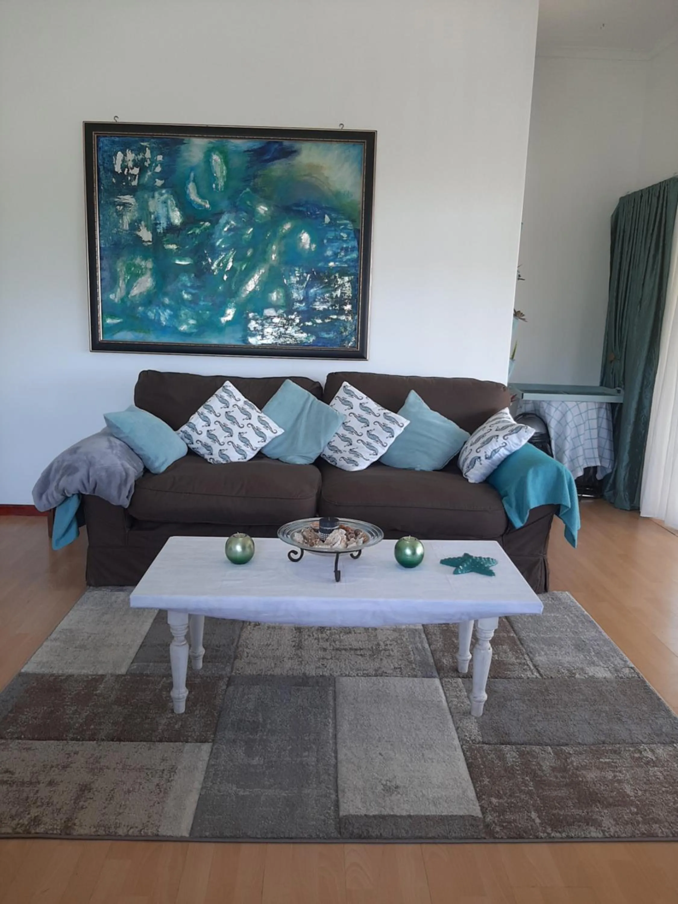 Living room in Umtamvuna View Cabanas